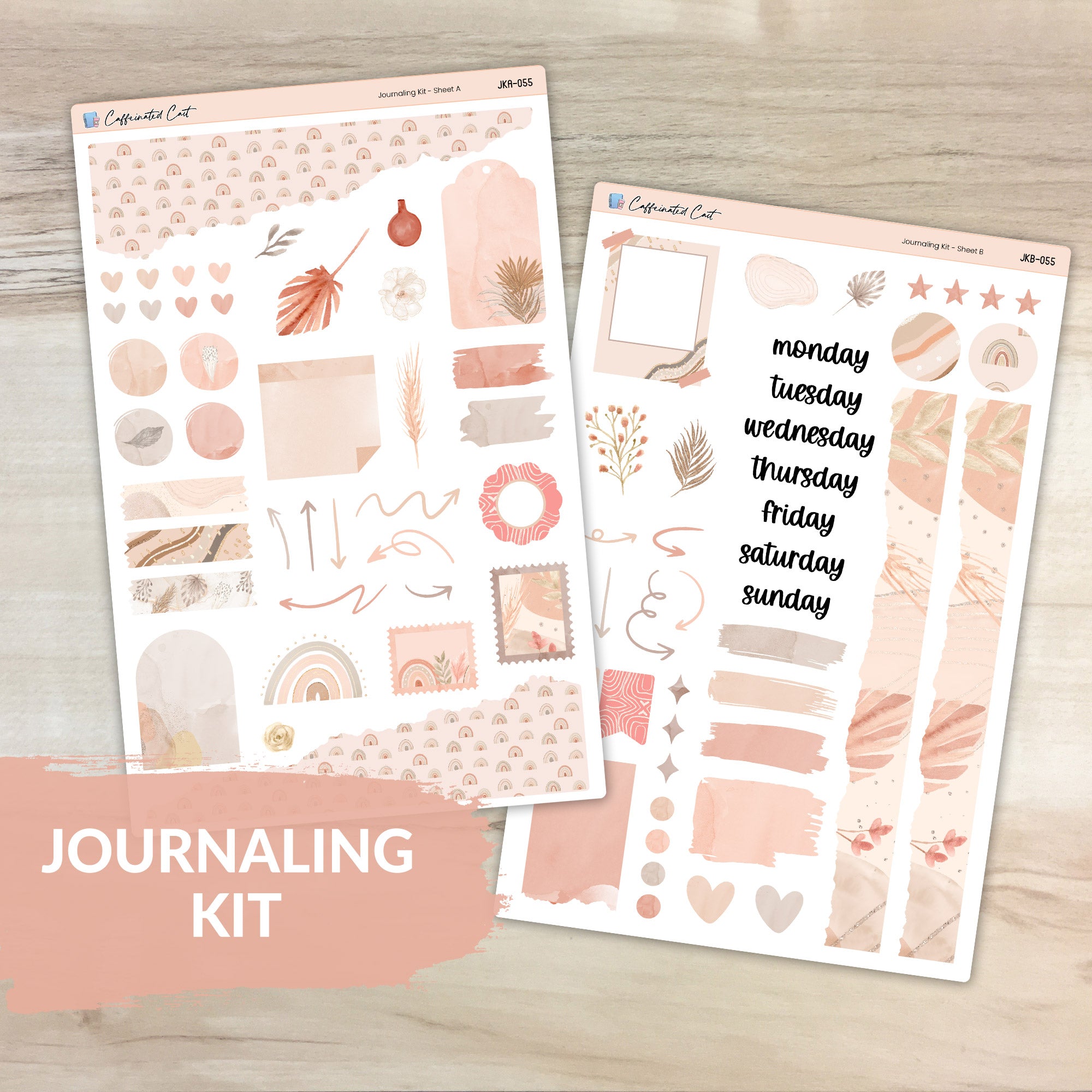 Journaling Kit - Neutral Boho [ 055 ]