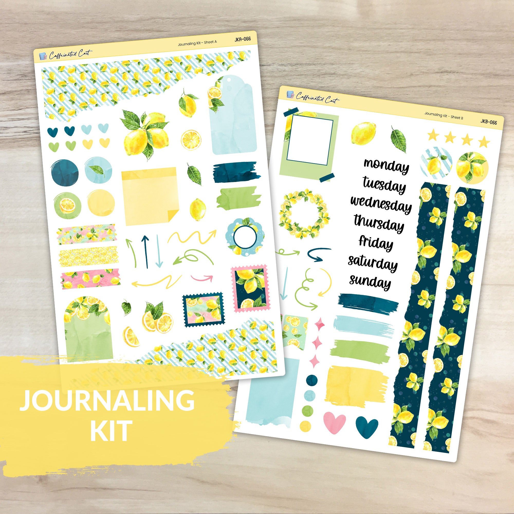 Journaling Kit - Sunshine & Lemons [ 066 ]