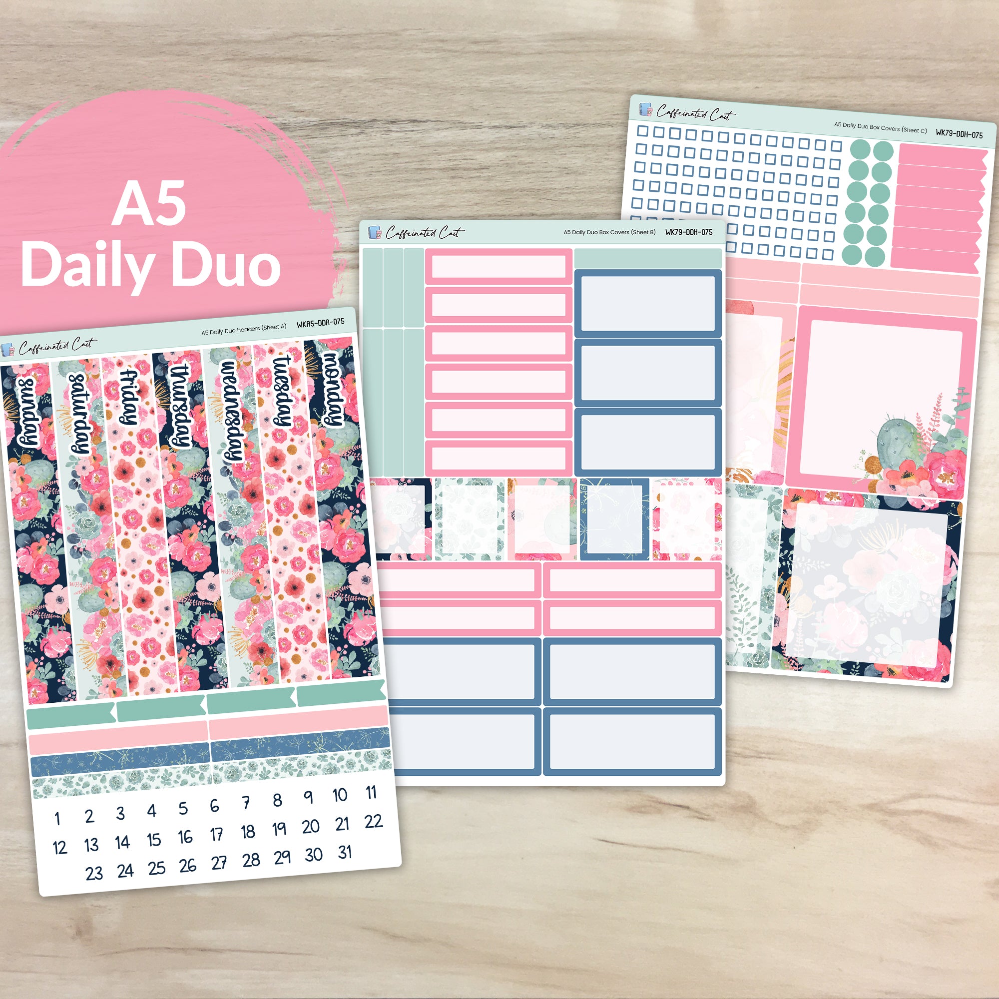 Daily Duo A5 - Sweet Succulent [ 075 ]