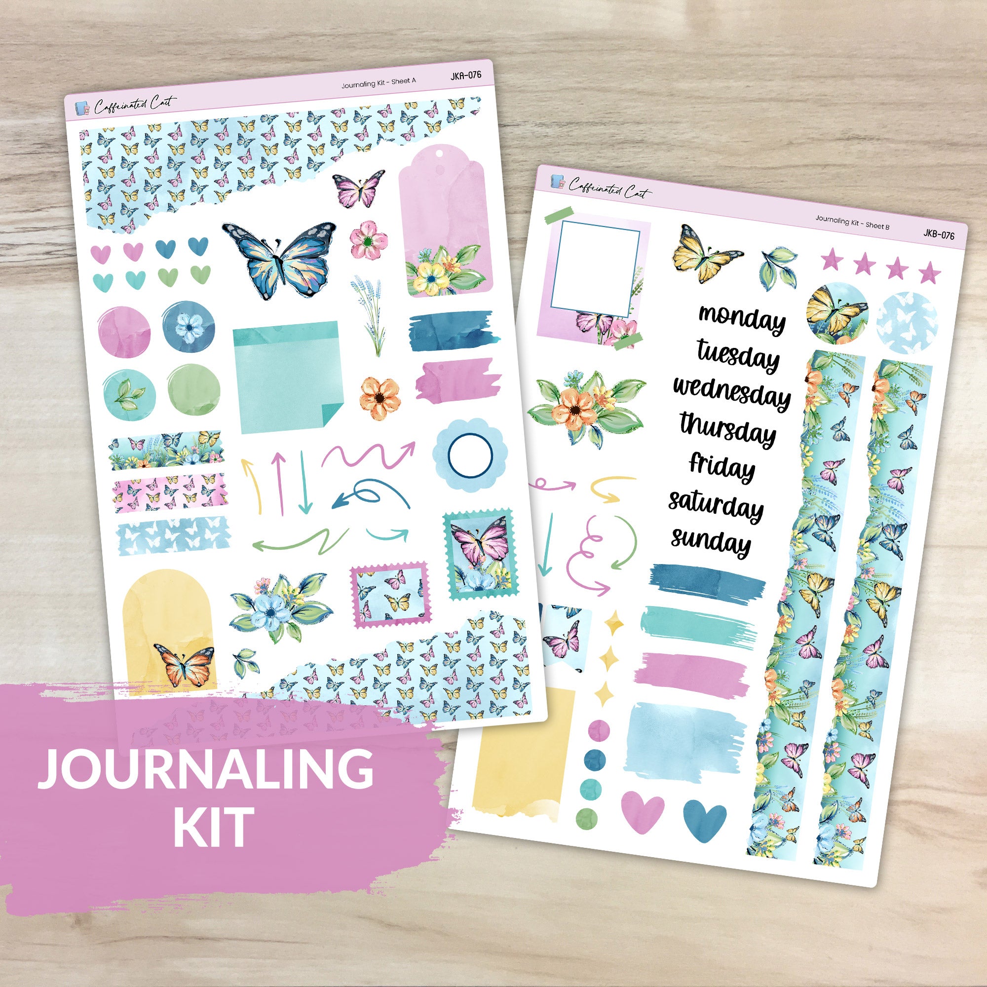 Journaling Kit - Butterfly Meadow [ 076 ]