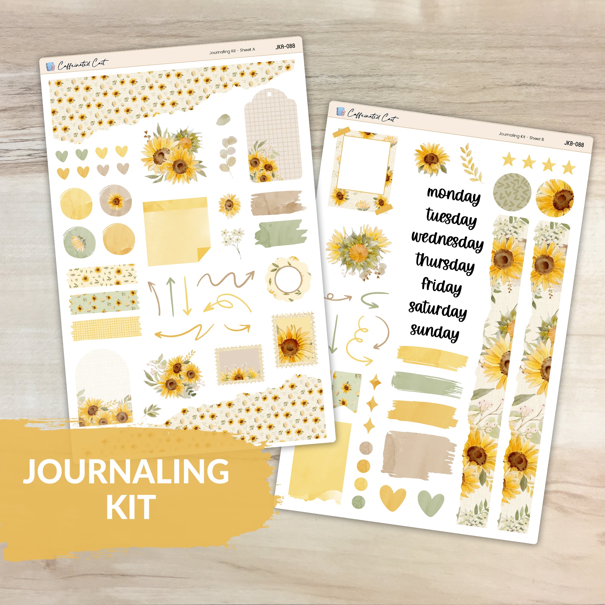 Journaling Kit - Cottage Sunflower [ 088 ]