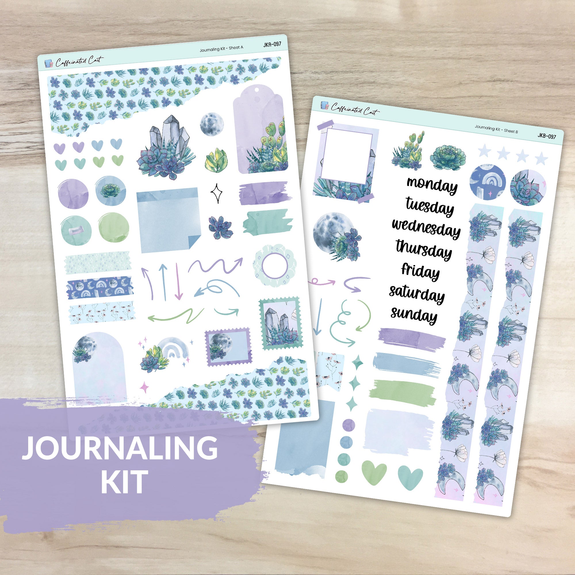 Journaling Kit - Moonlit Succulent [ 097 ]