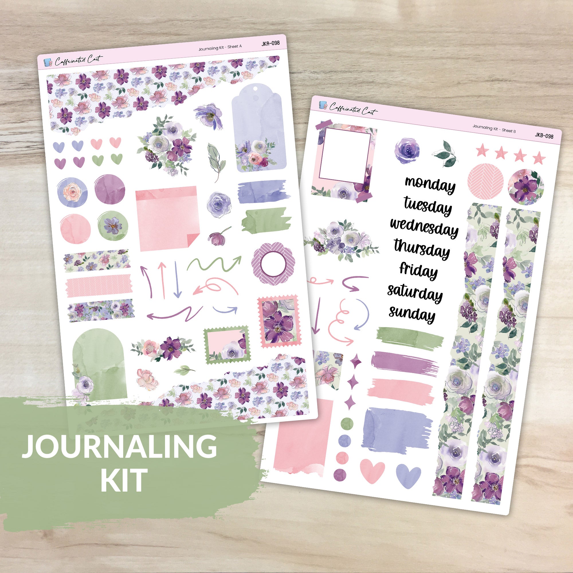 Journaling Kit - Amethyst Garden [ 098 ]