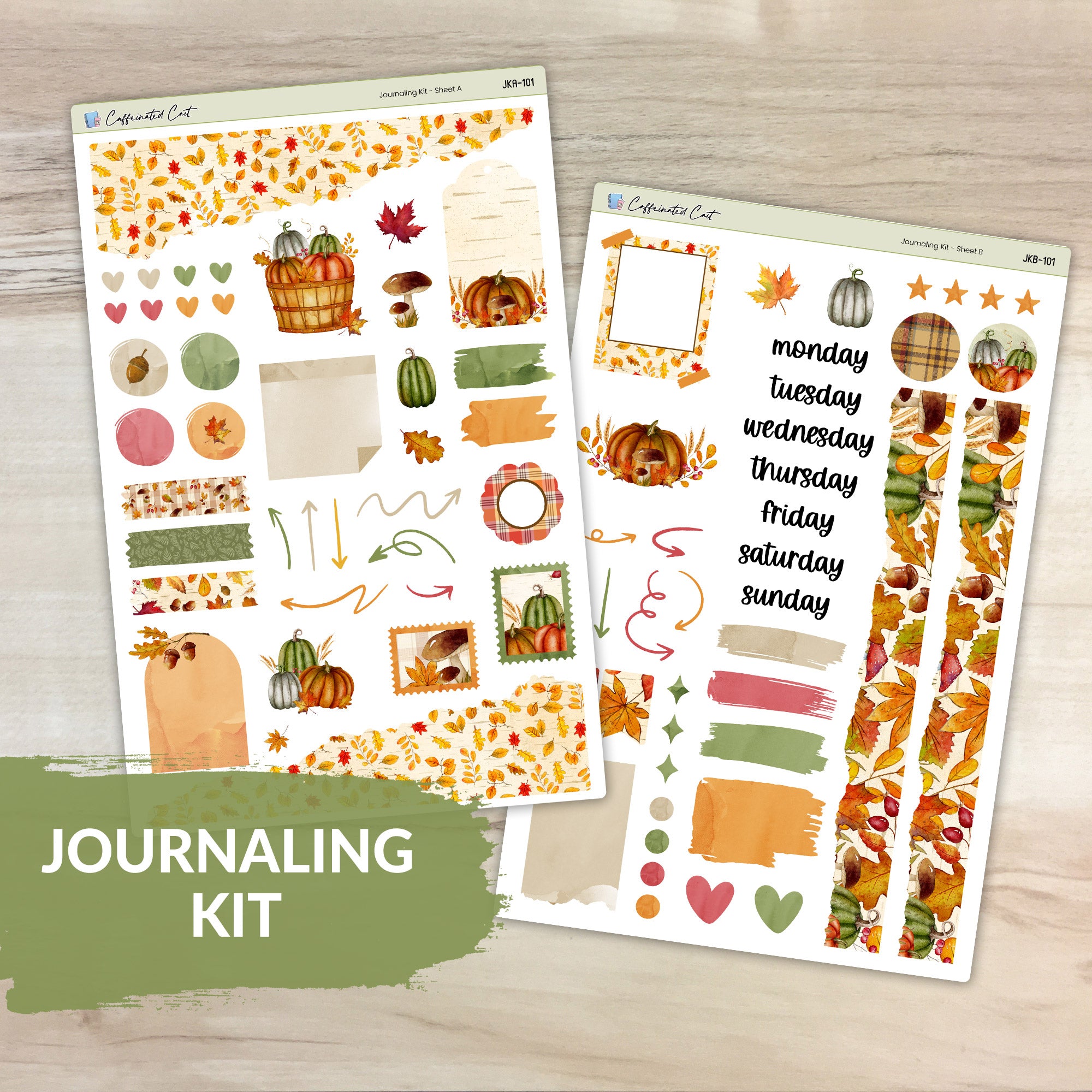 Journaling Kit - Autumn Leaves [ 101 ]