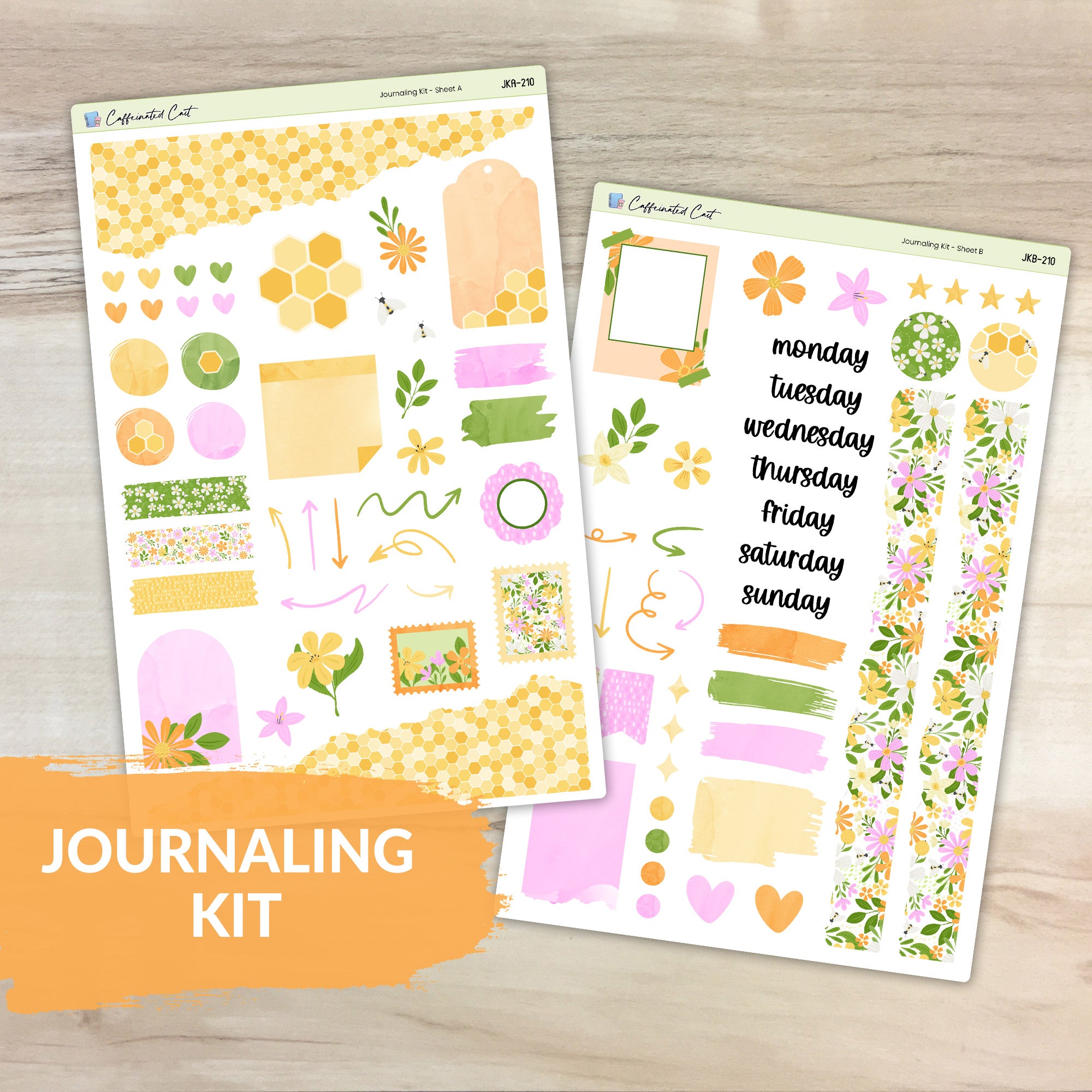 Journaling Kit - Bee Garden [ 210 ]