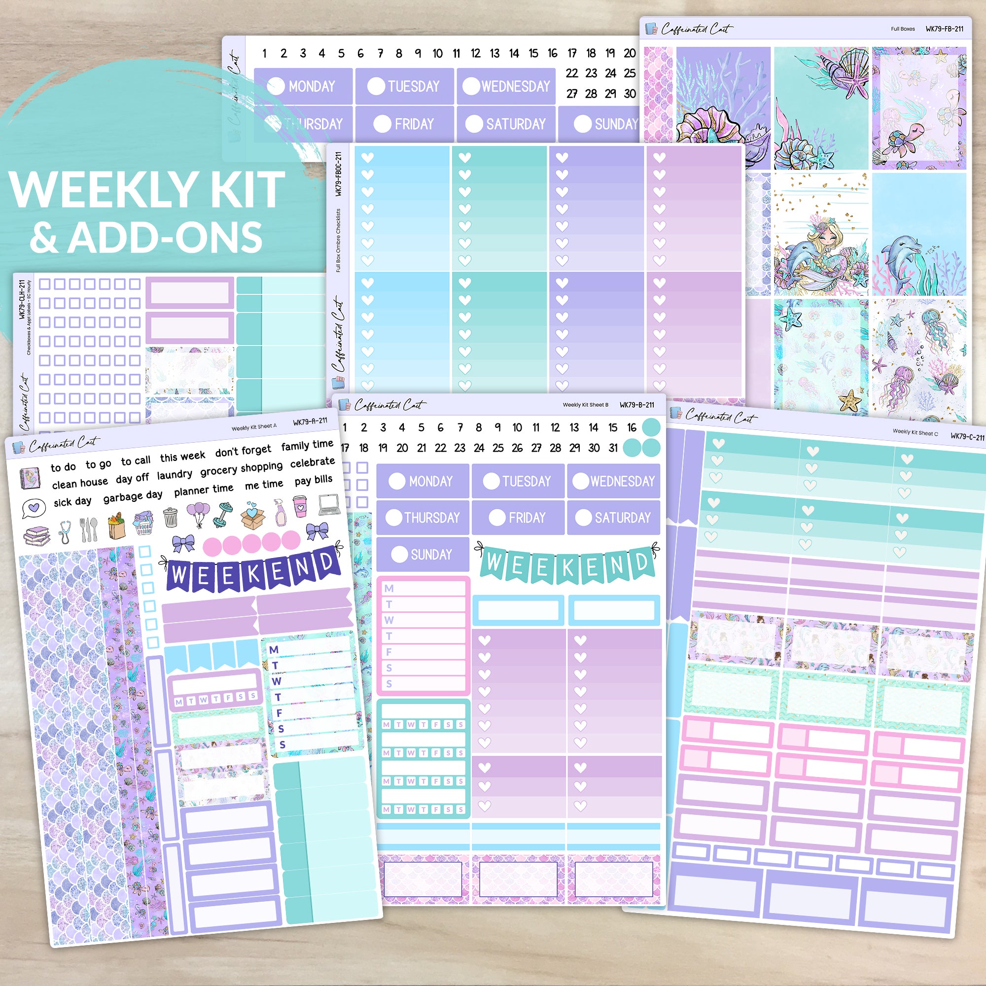 Weekly Kit & Add-ons - Mermaids [ 211 ]