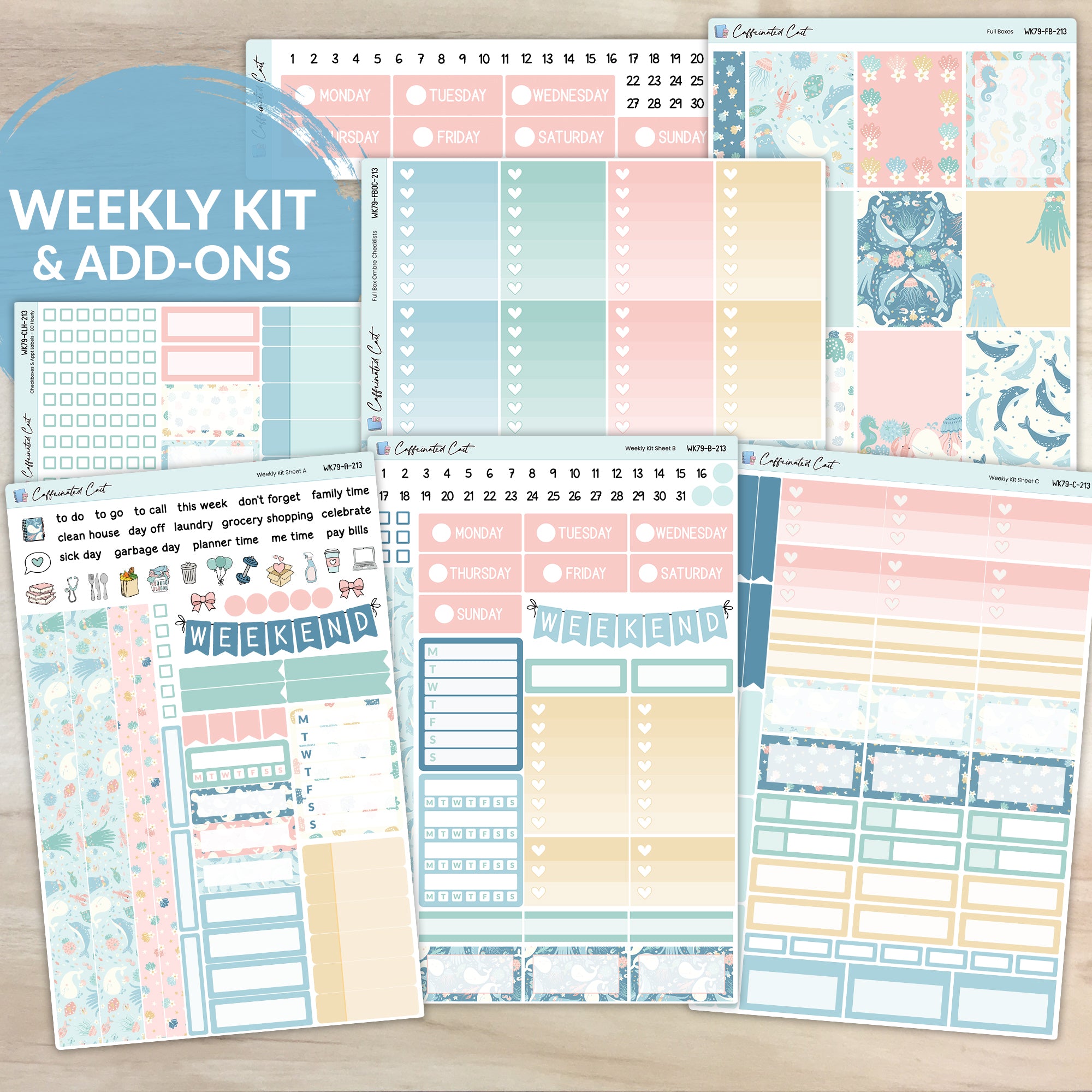 Weekly Kit & Add-ons - Under the Sea [ 213 ]