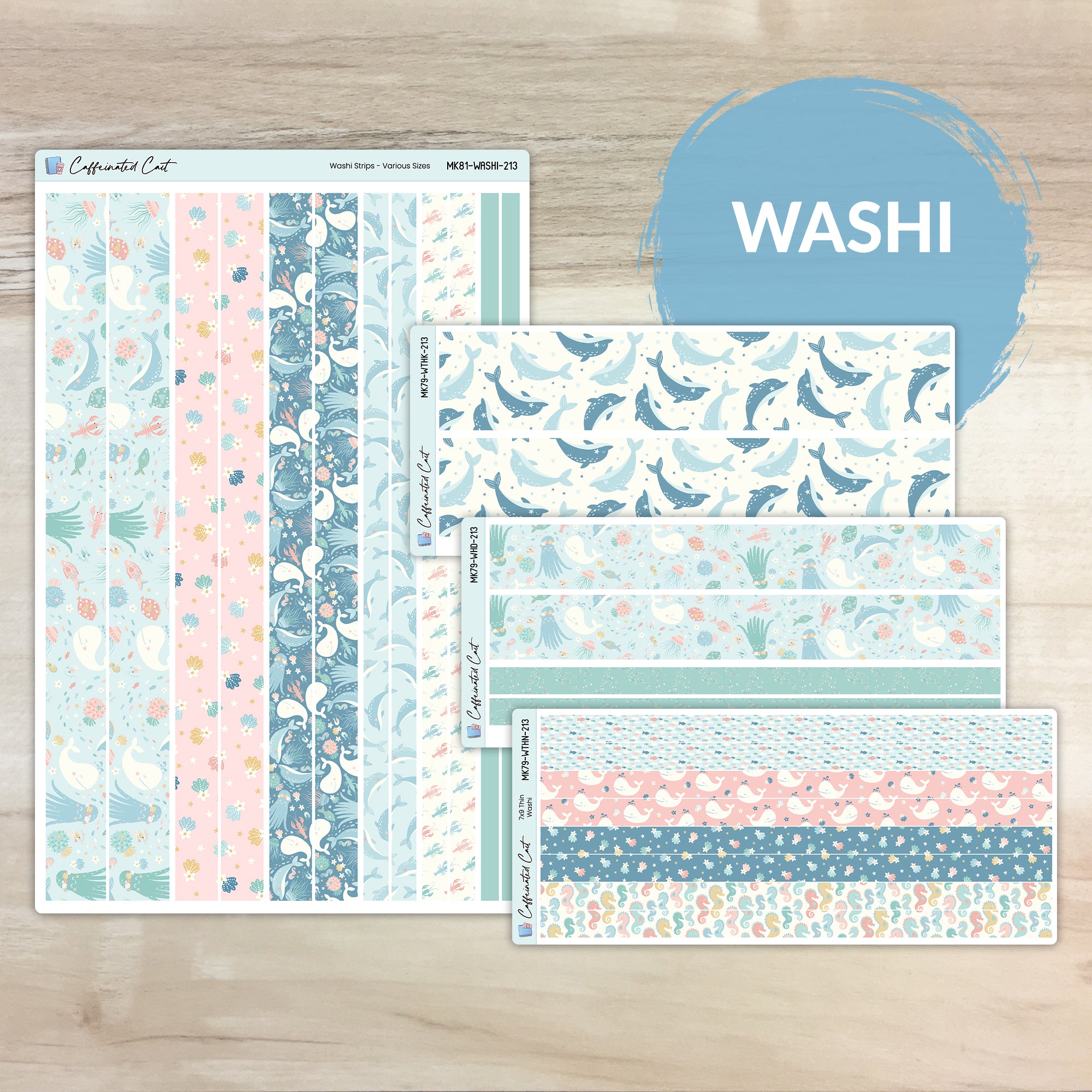 Washi Strips - Under the Sea [ 213 ]