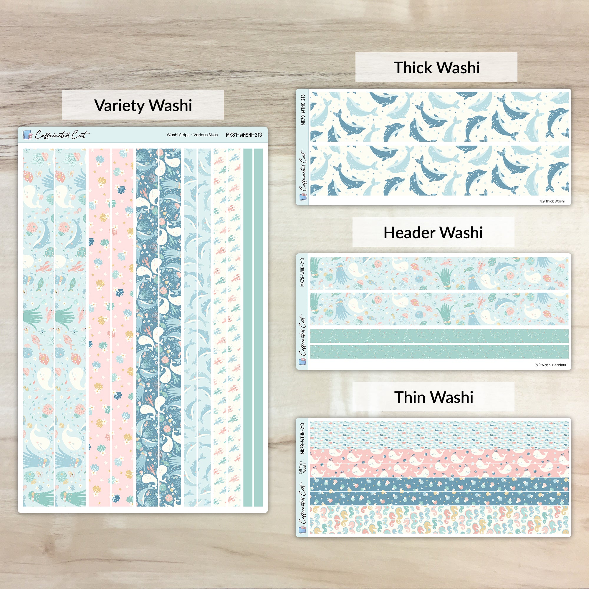 Washi Strips - Under the Sea [ 213 ]