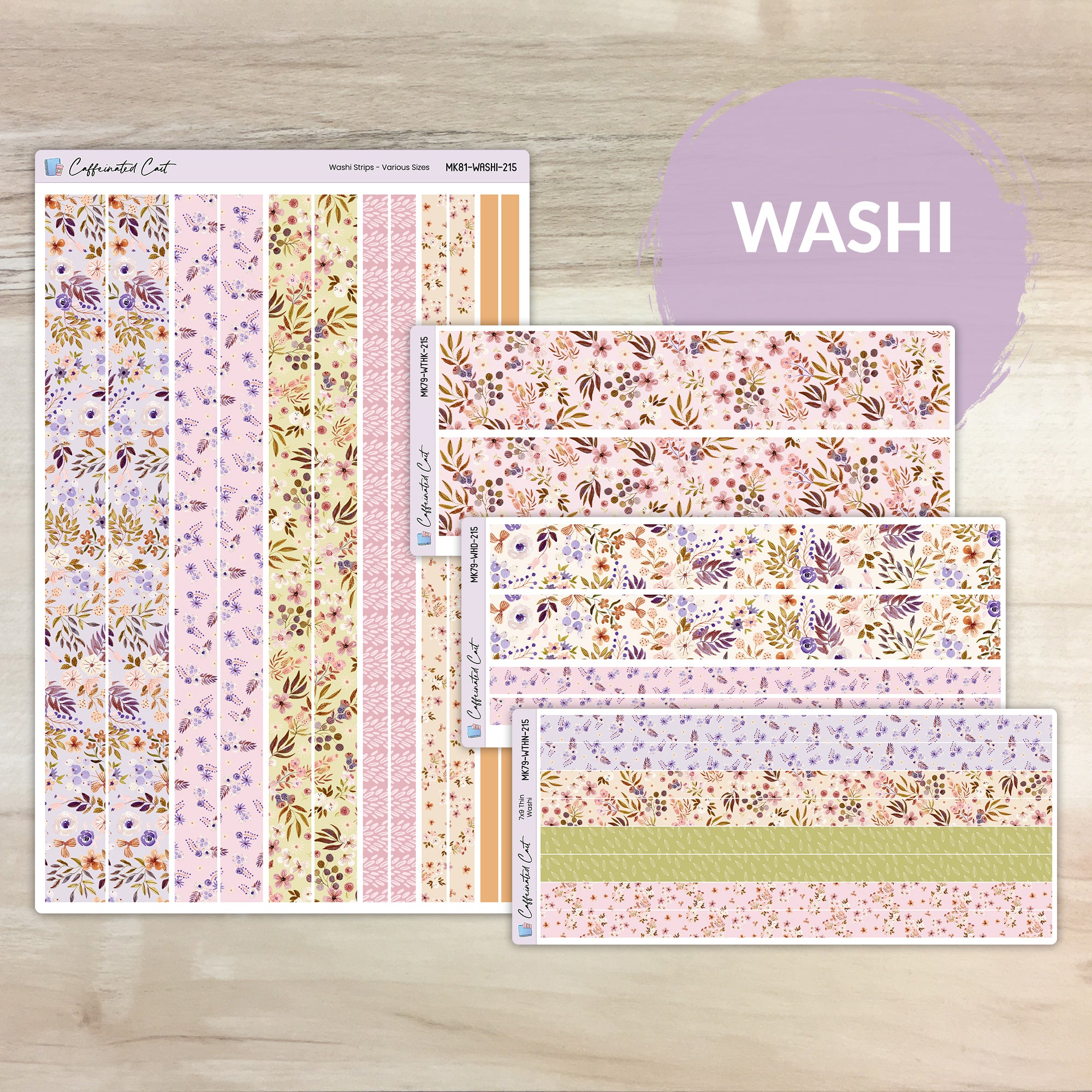 Washi Strips - Soft Autumn [ 215 ]