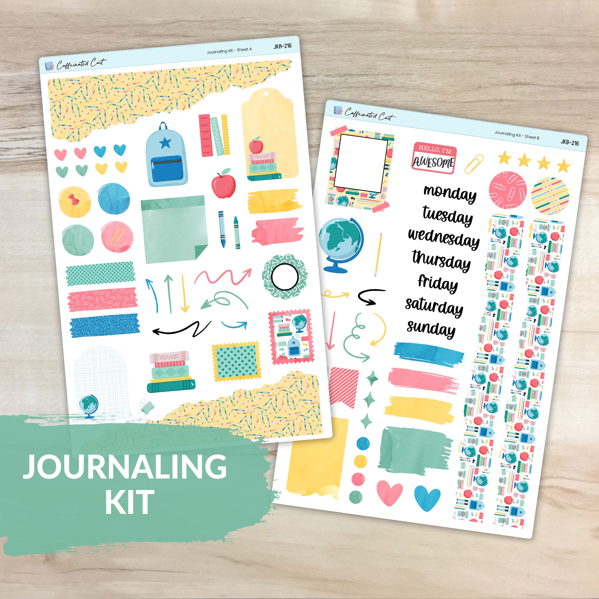 Journaling Kit - Back to School [ 216 ]