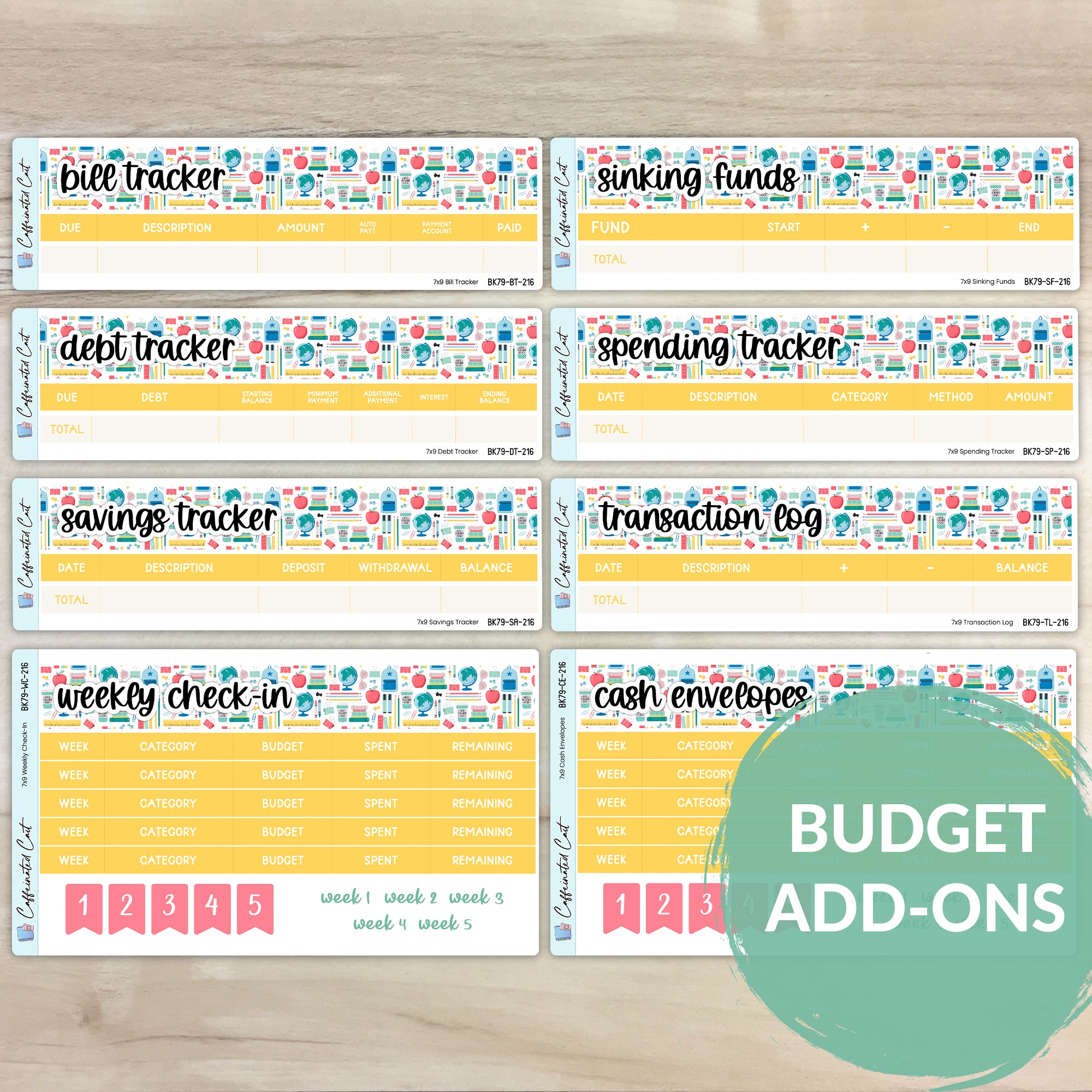 Budget Add-ons - Back to School [ 216 ]