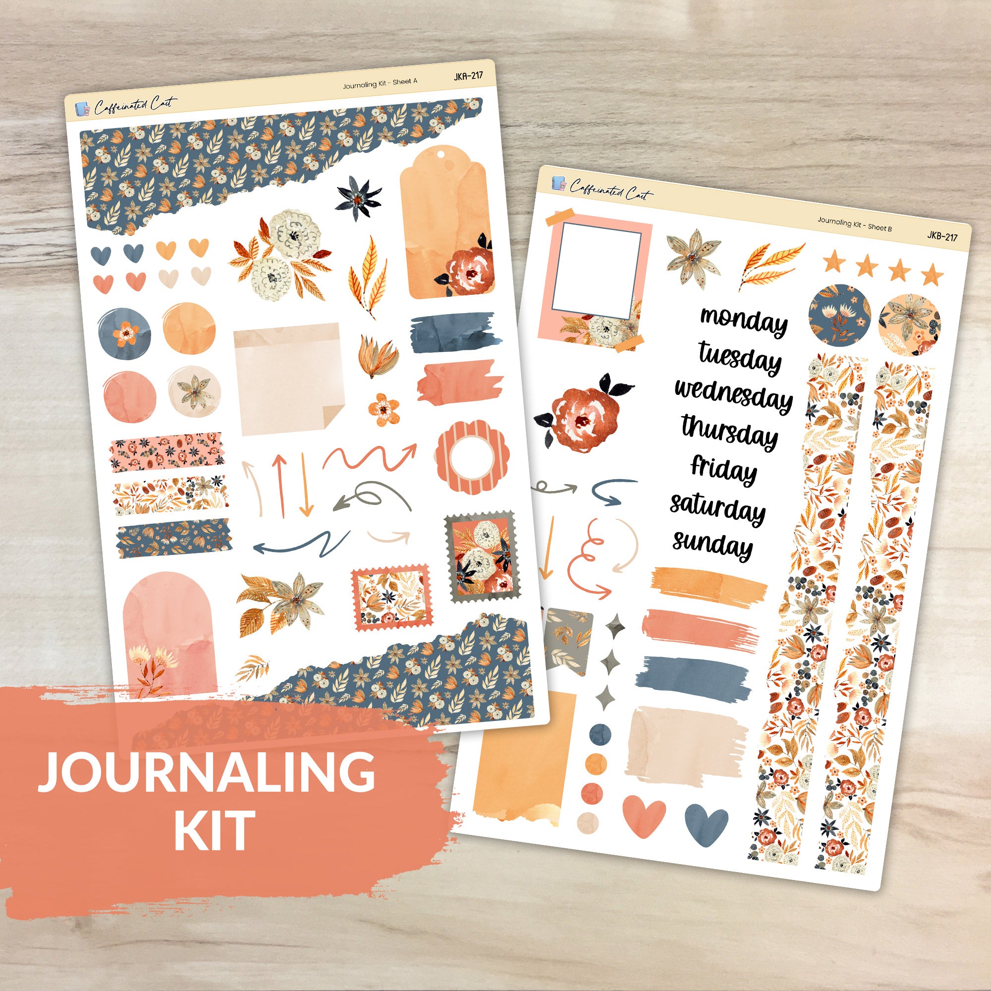 Journaling Kit - Amber & Rust [ 217 ]