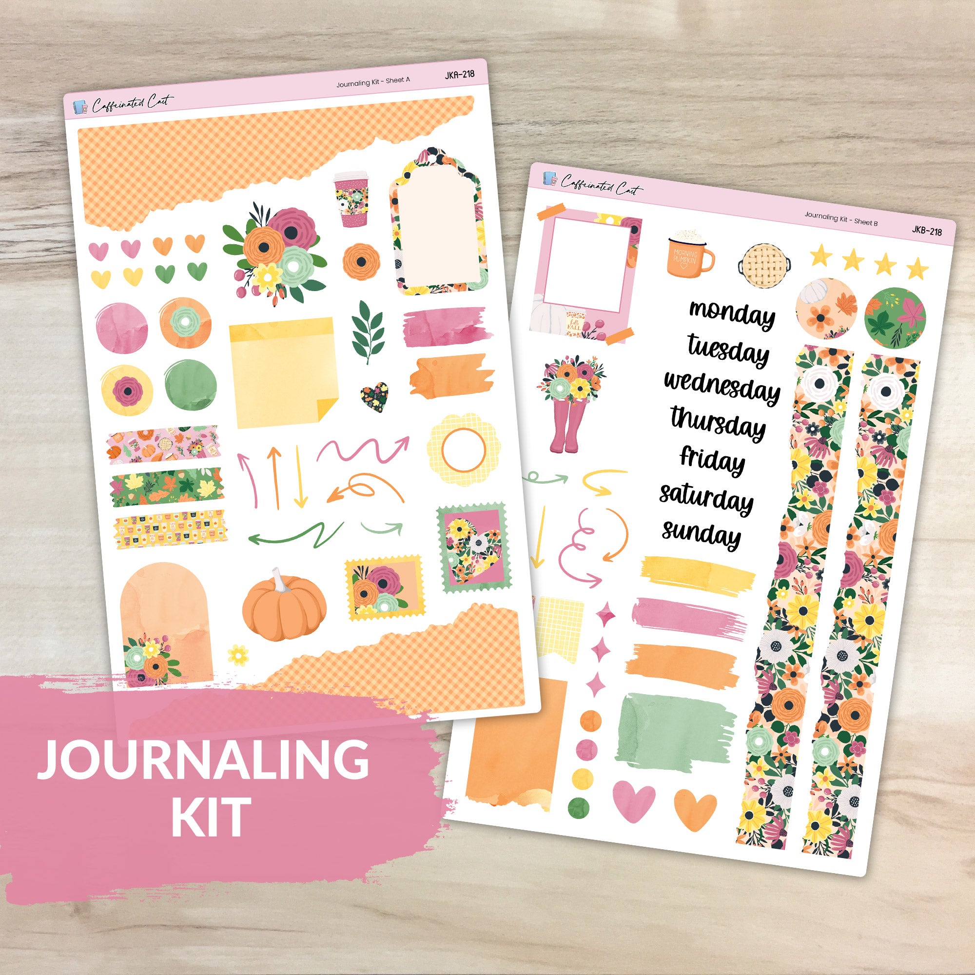 Journaling Kit - Pumpkin Spice [ 218 ]