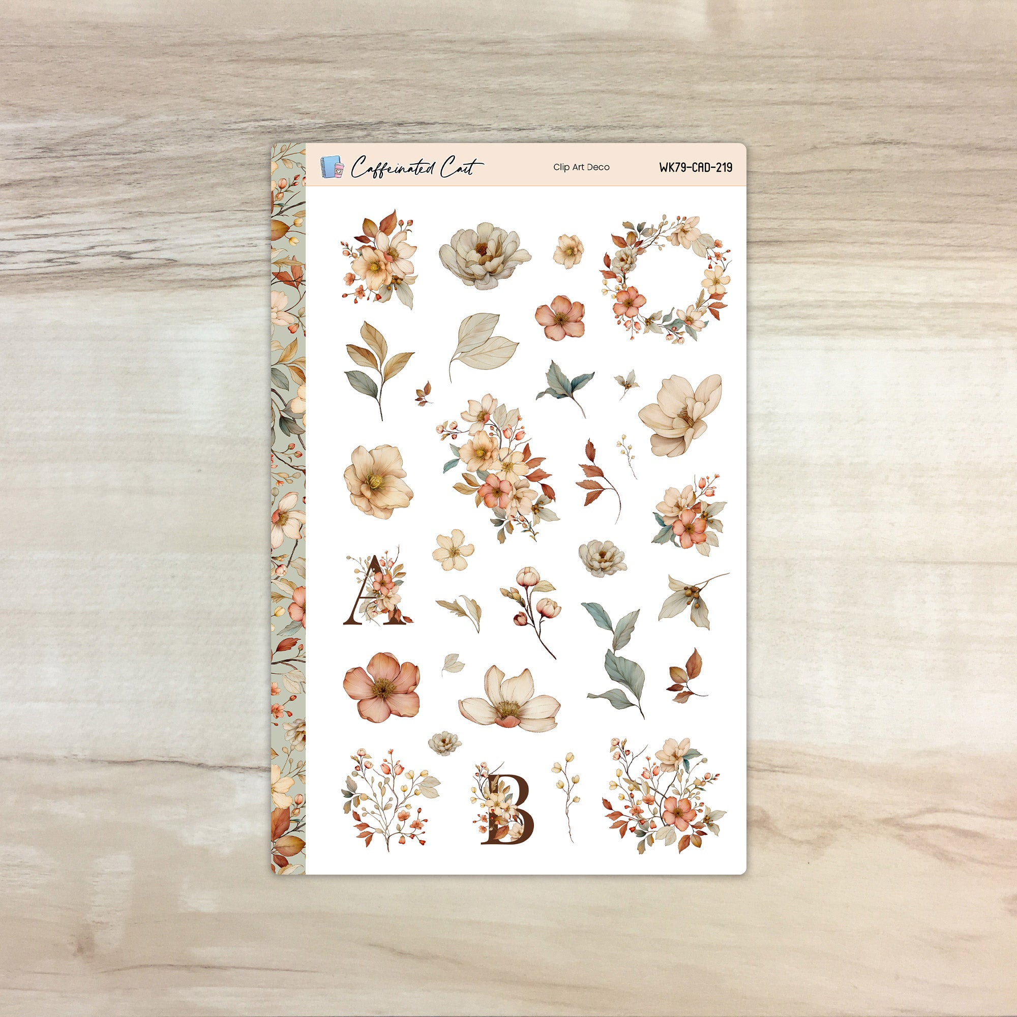 Decorative Clip Art - Vintage Floral [ 219 ]