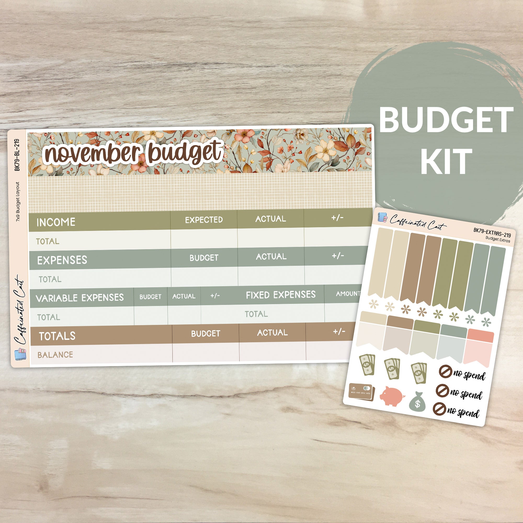 Budget Kit - Vintage Floral [ 219 ]