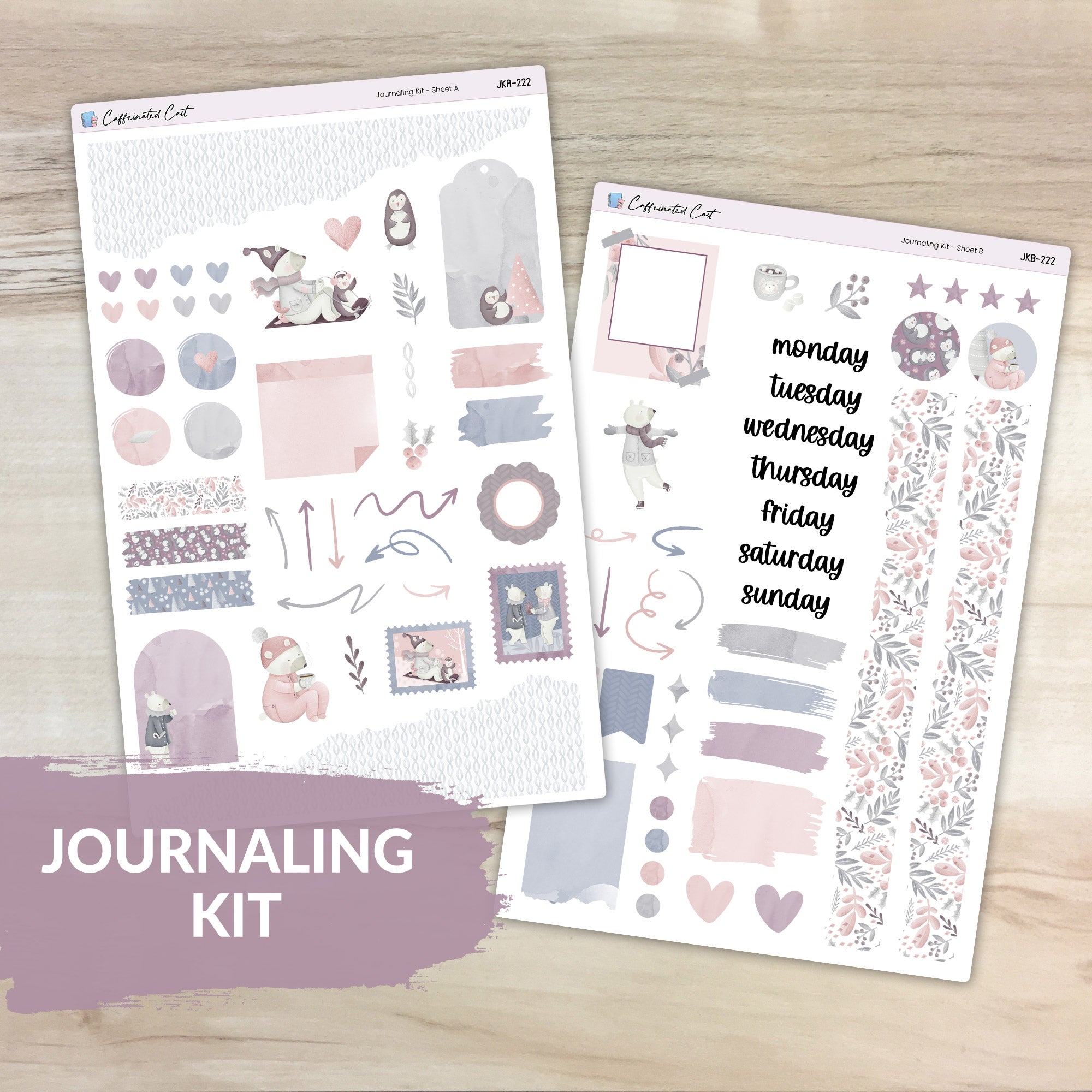 Journaling Kit - Polar Berry [ 222 ]