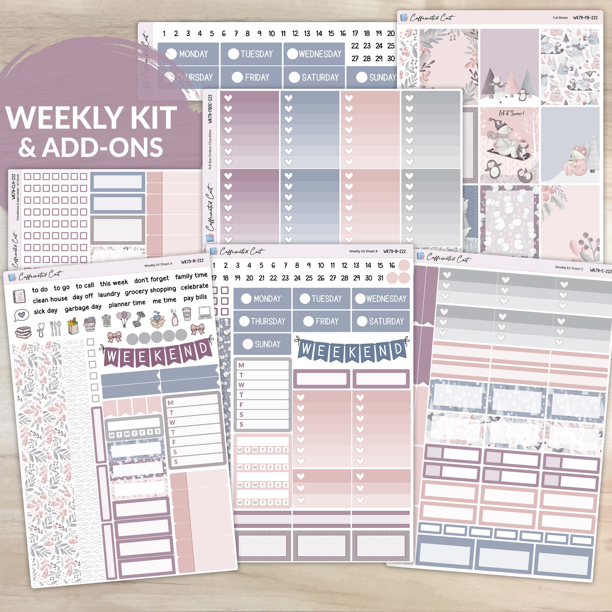 Weekly Kit & Add-ons - Polar Berry [ 222 ]