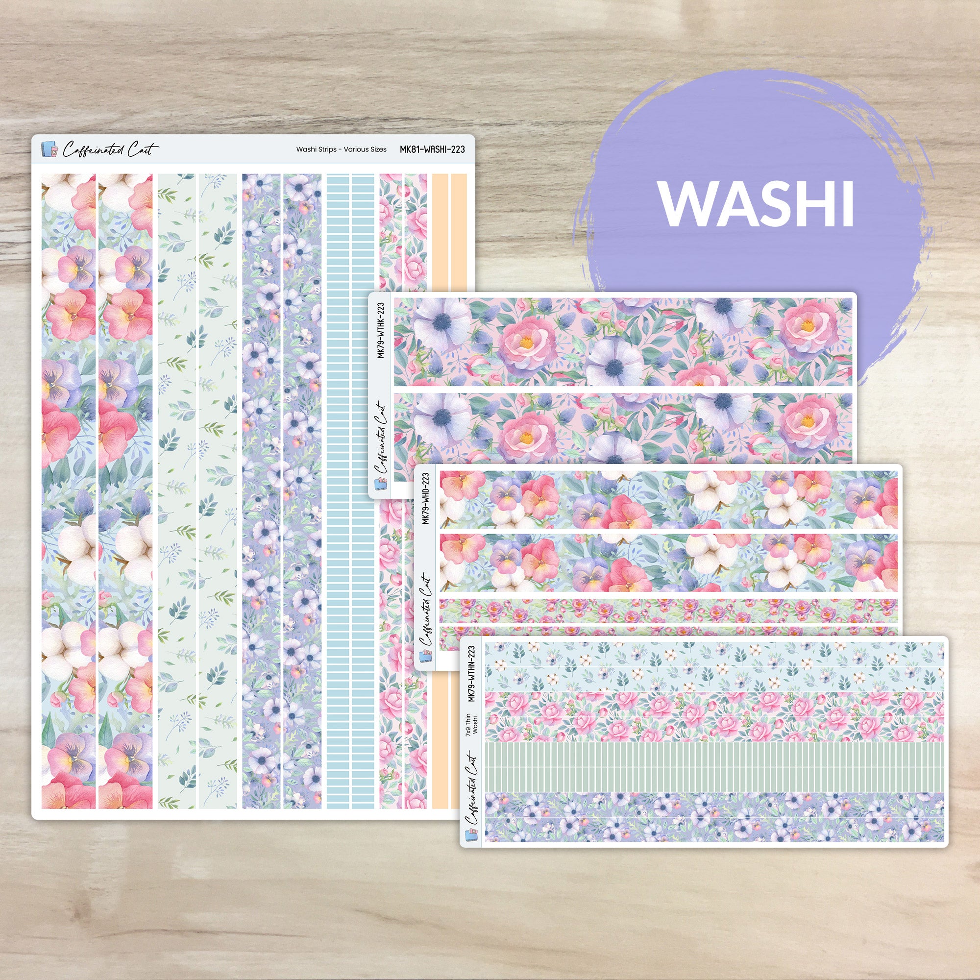 Washi Strips - Flourish [ 223 ]