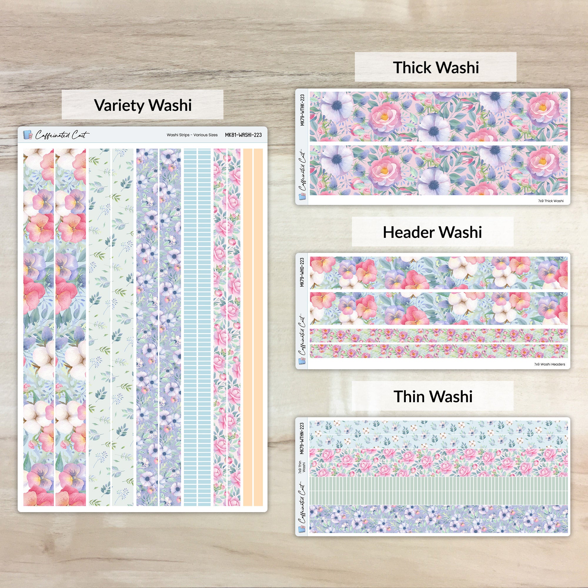 Washi Strips - Flourish [ 223 ]