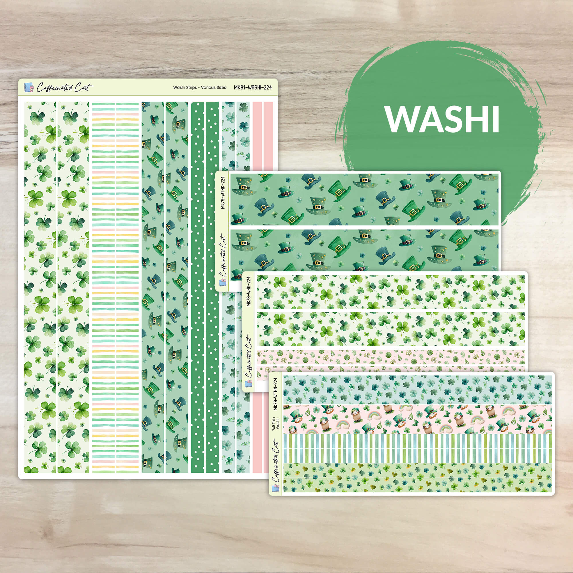 Washi Strips - Lucky [ 224 ]