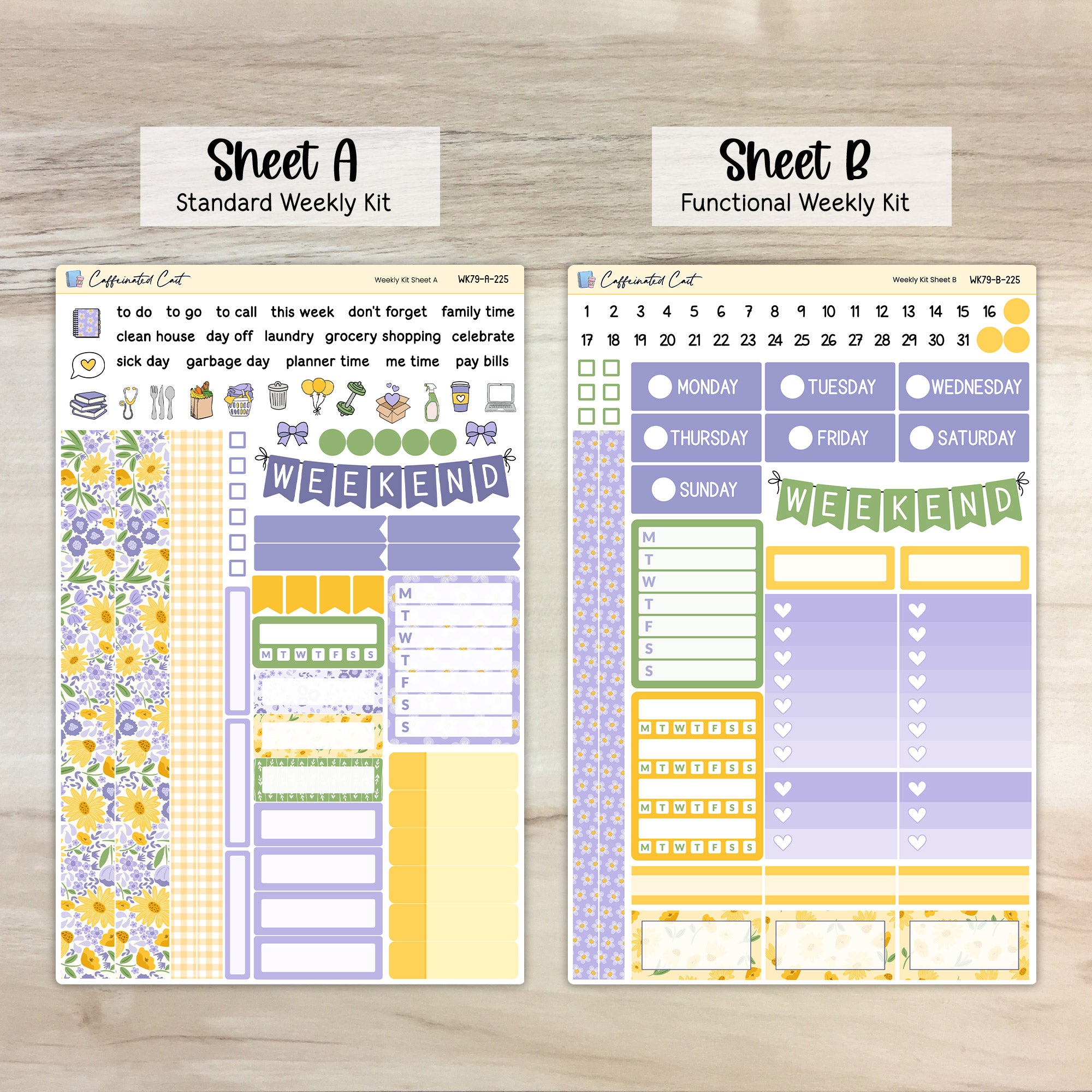 Weekly Kit & Add-ons - Wildflowers [ 225 ]