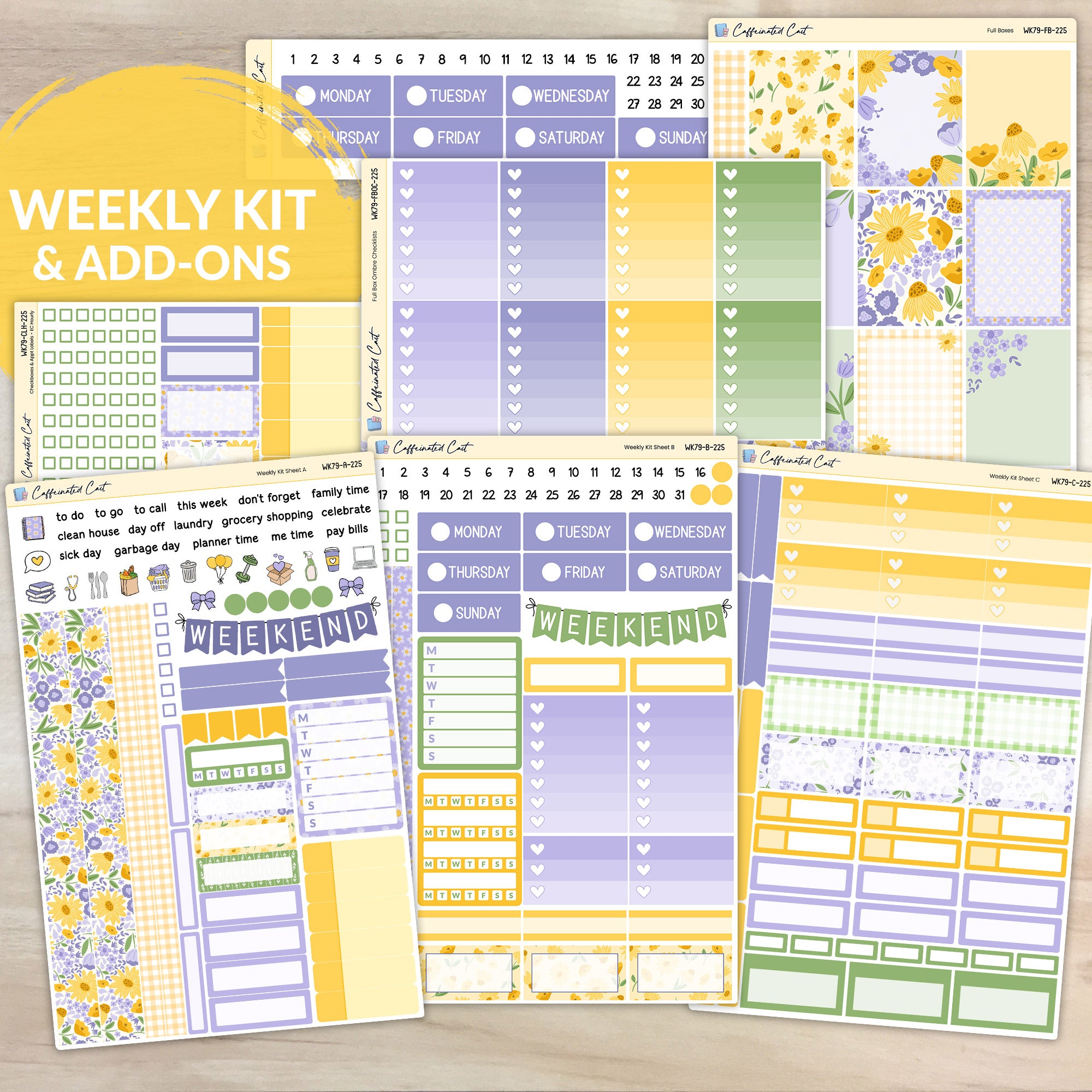 Weekly Kit & Add-ons - Wildflowers [ 225 ]