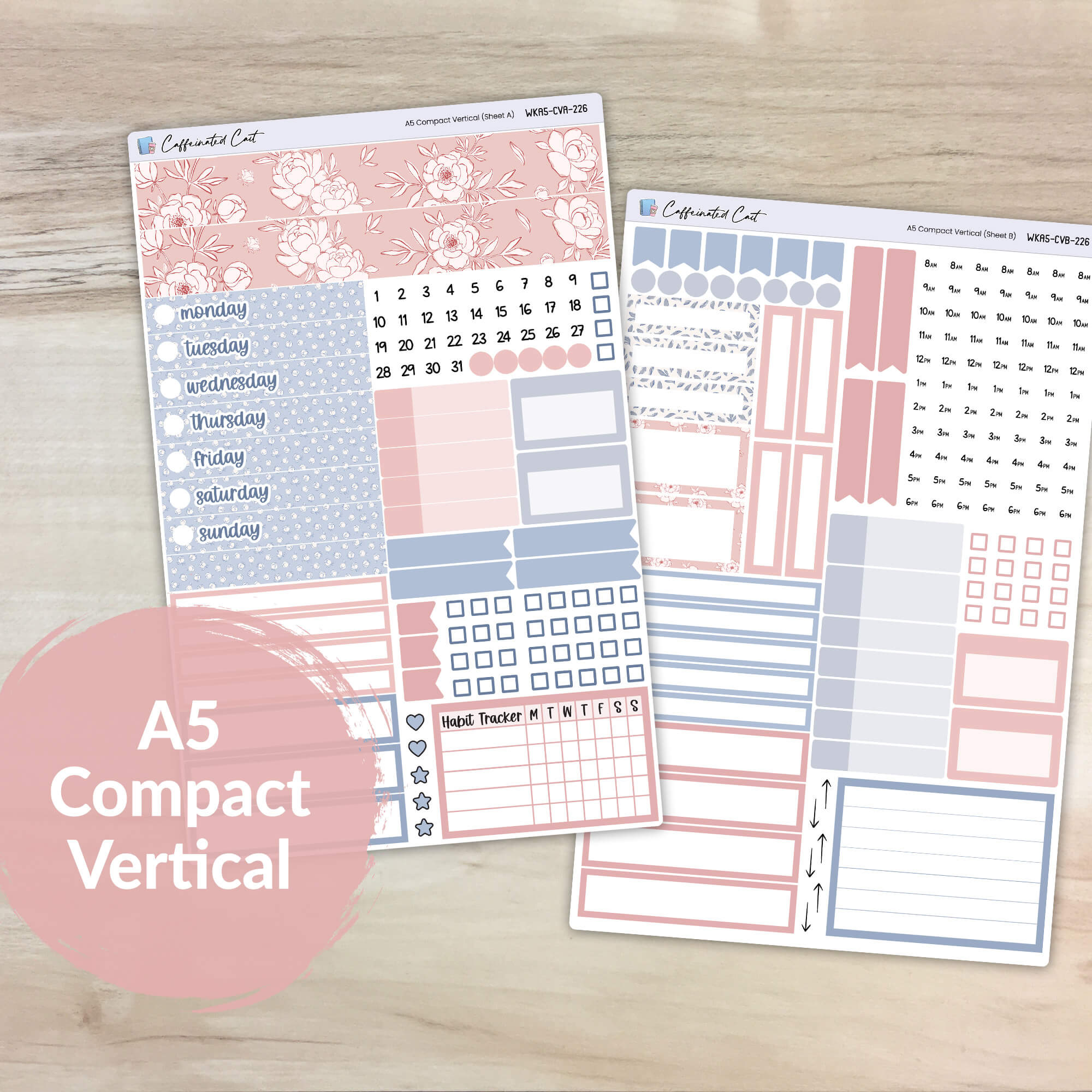 A5 Compact Vertical Kit - Lovely [ 226 ]