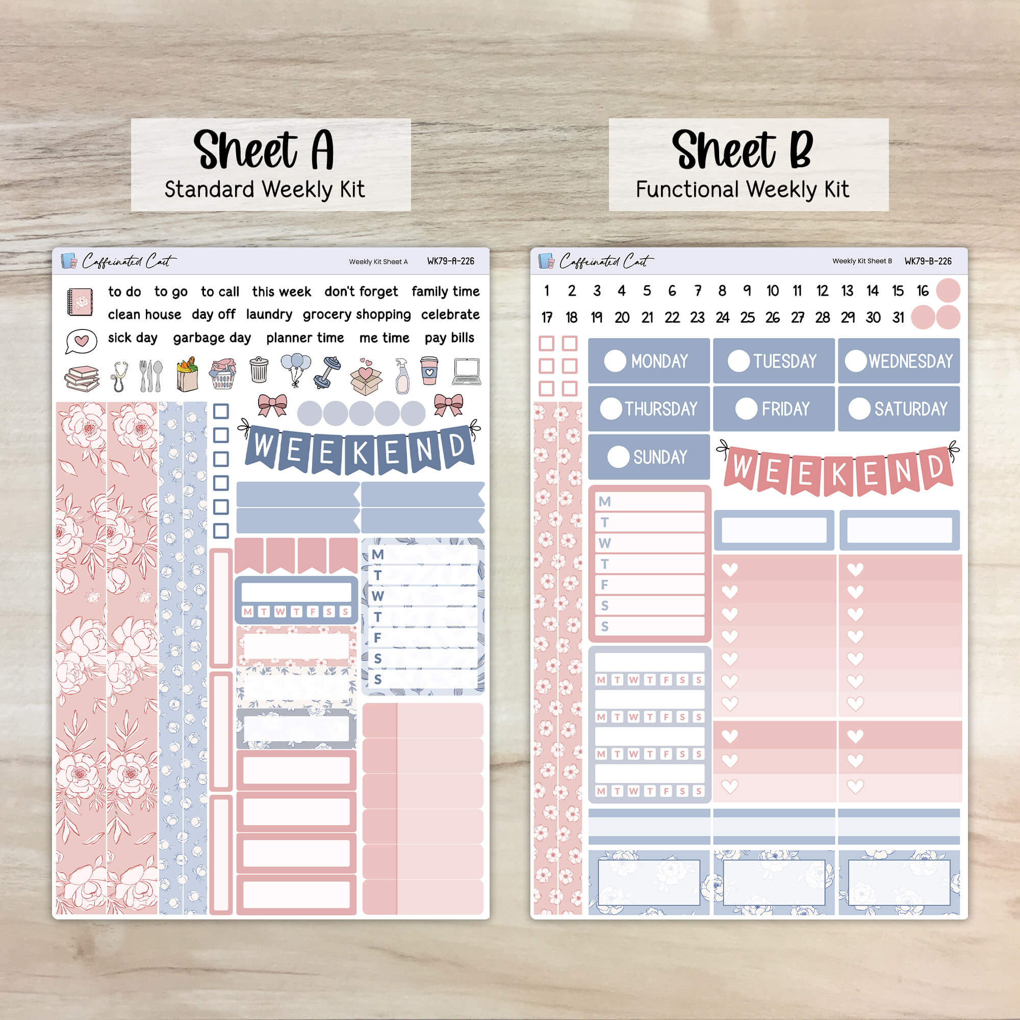 Weekly Kit & Add-ons - Lovely [ 226 ]