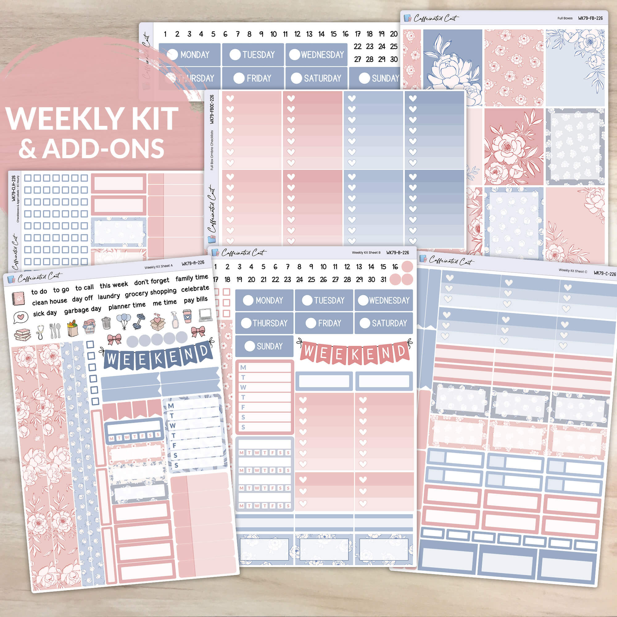 Weekly Kit & Add-ons - Lovely [ 226 ]