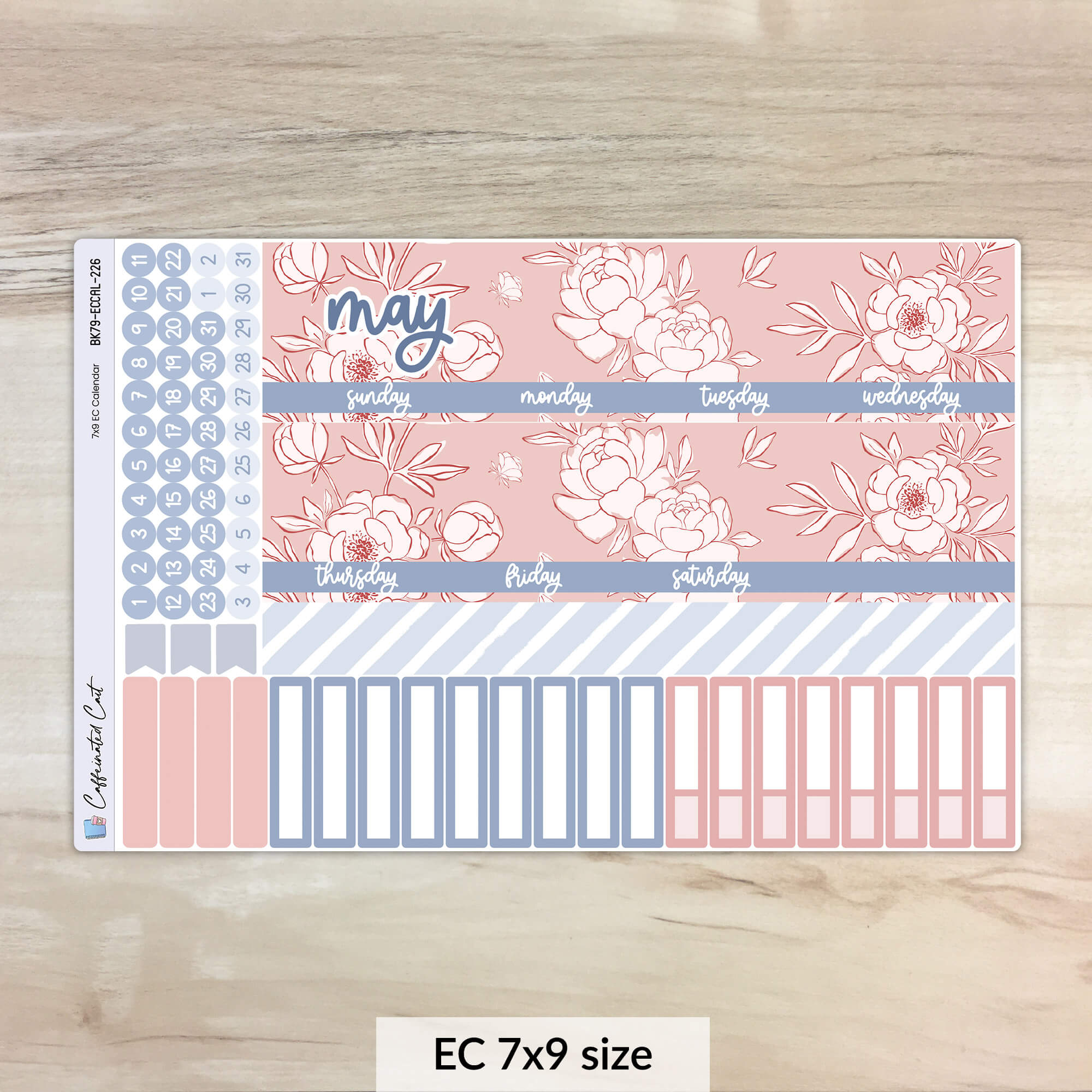 Calendar Kit for ERIN CONDREN Planners - Lovely [ 226 ]