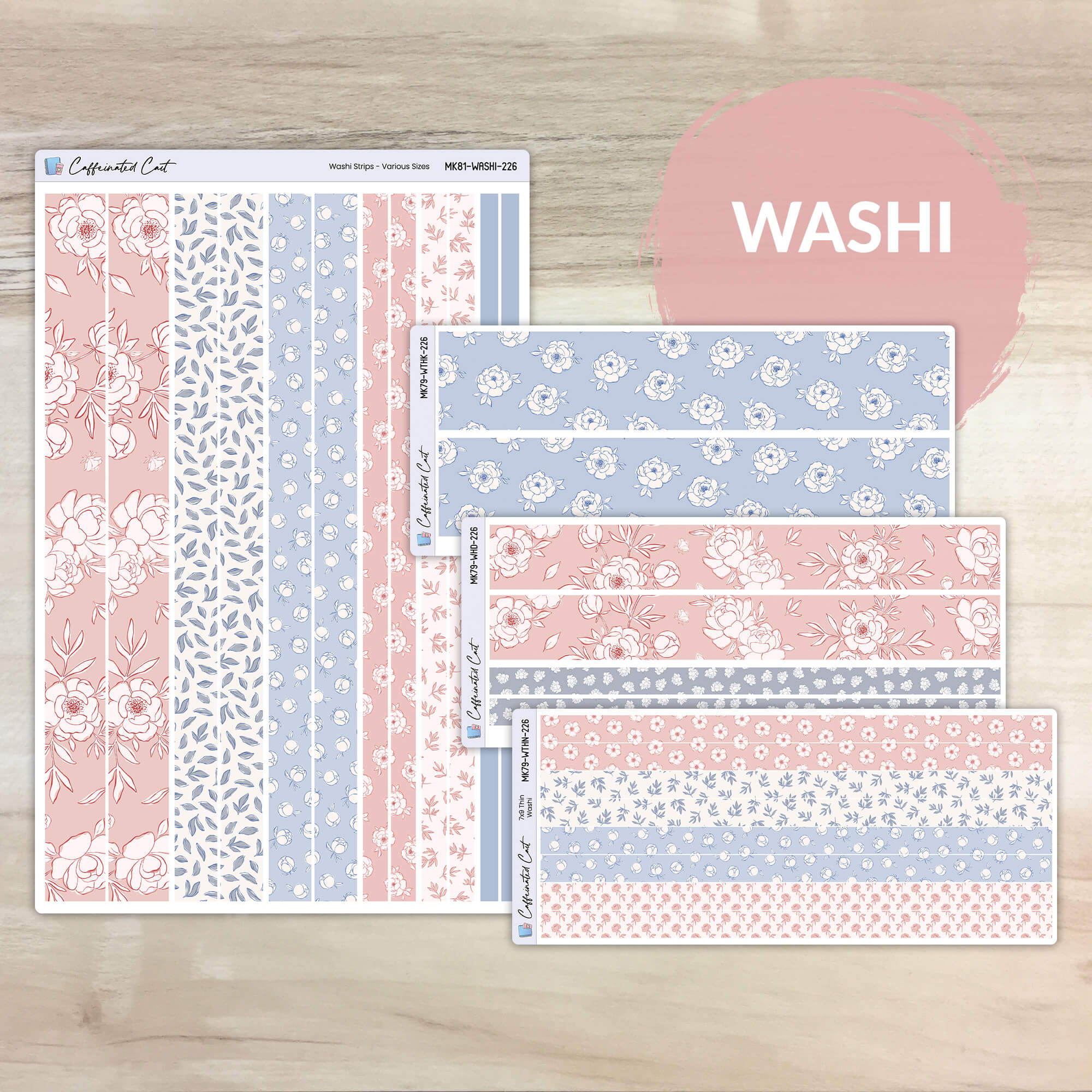 Washi Strips - Lovely [ 226 ]