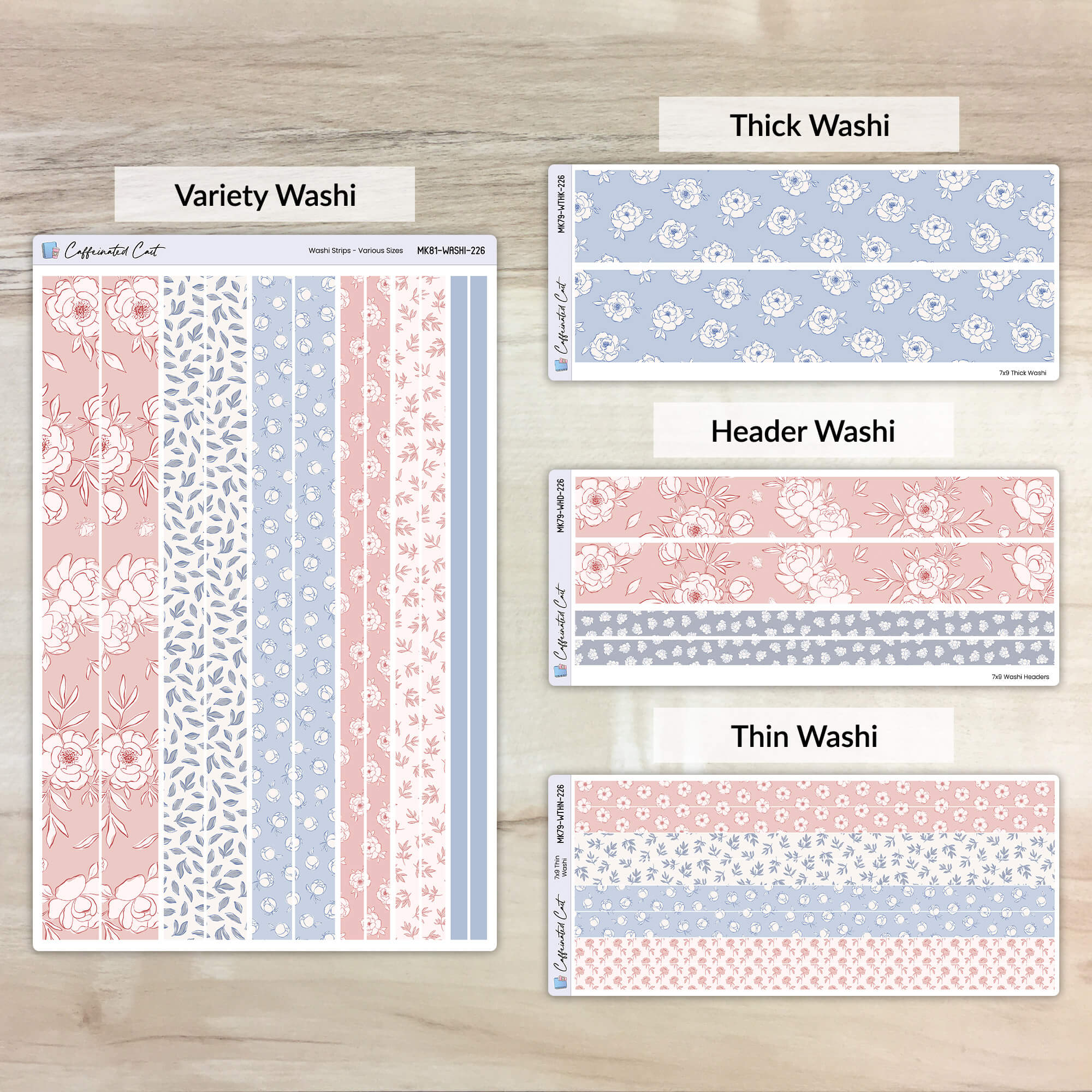 Washi Strips - Lovely [ 226 ]