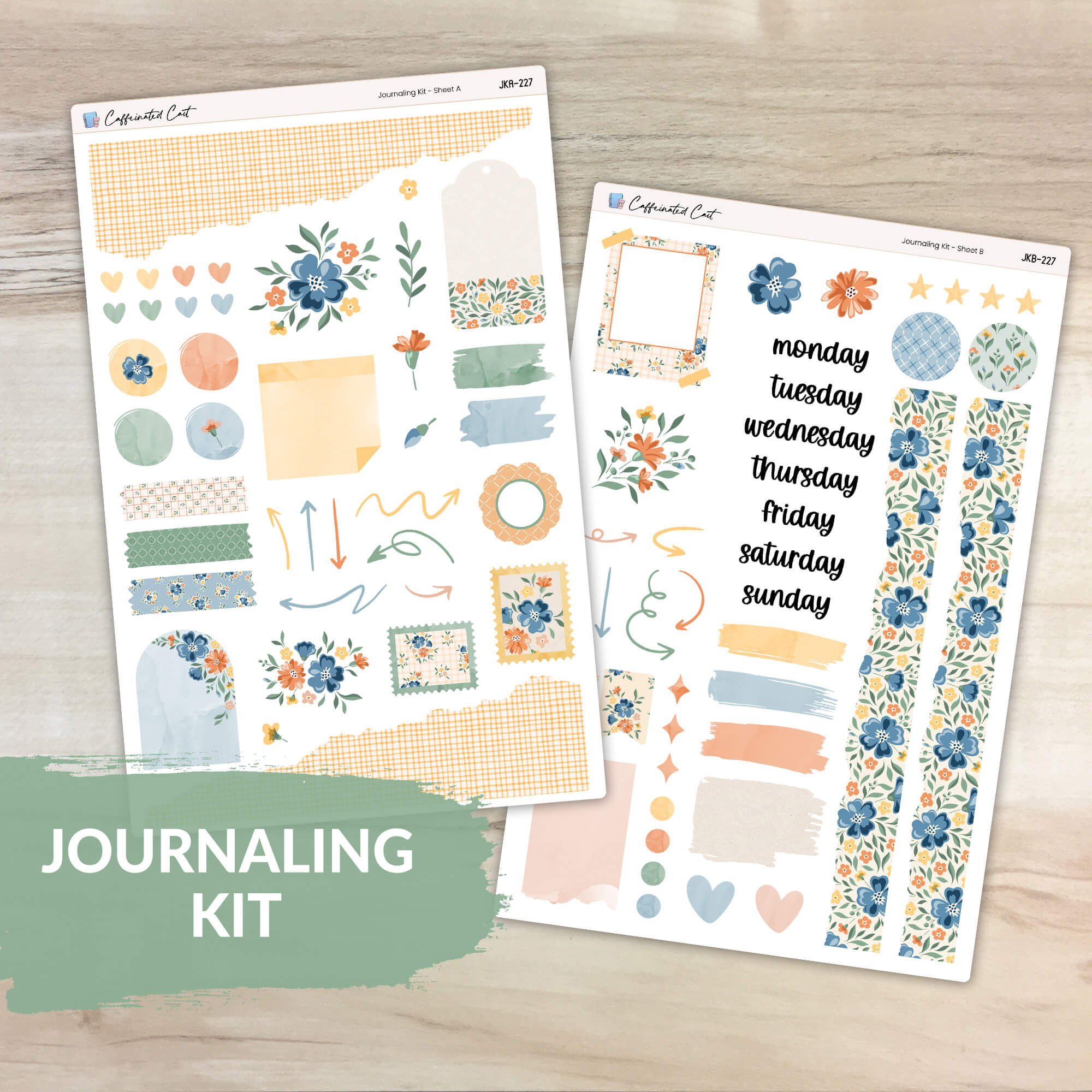 Journaling Kit - Cottage Flowers [ 227 ]