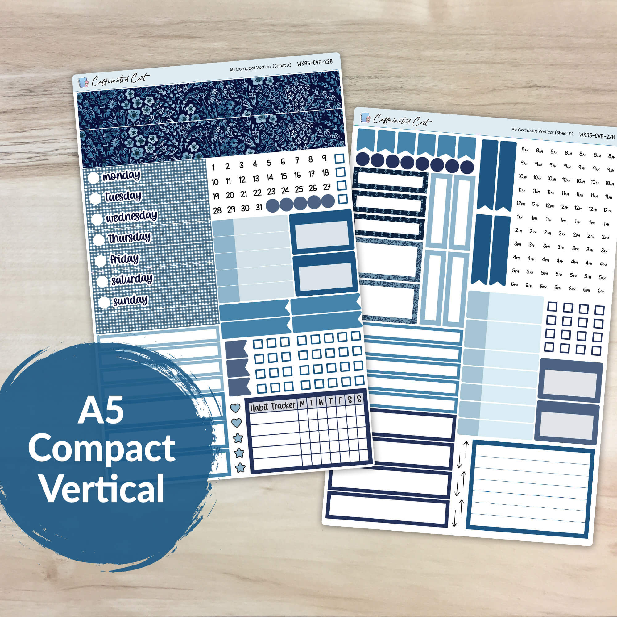 A5 Compact Vertical Kit - Inked [ 228 ]