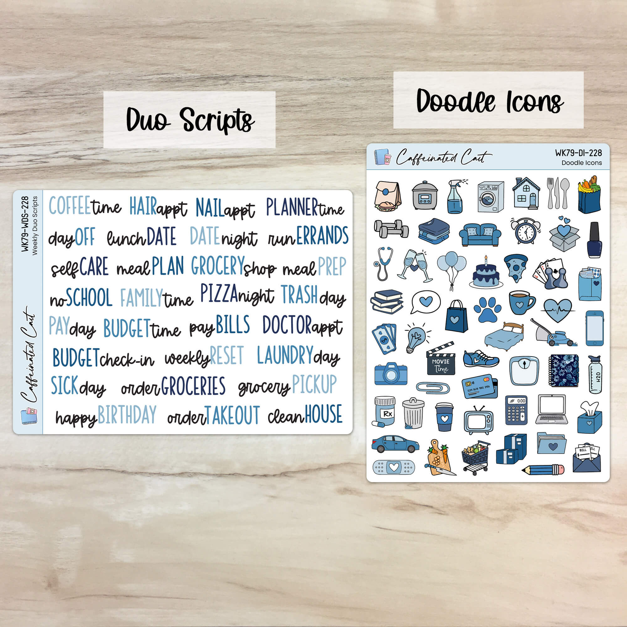 Doodle Icons & Scripts - Inked [ 228 ]