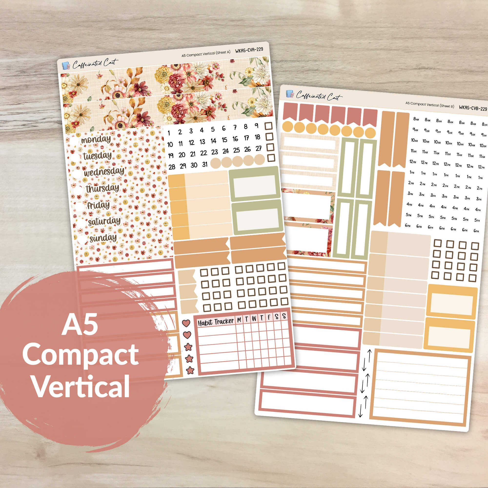 A5 Compact Vertical Kit - Autumn Beauty [ 229 ]