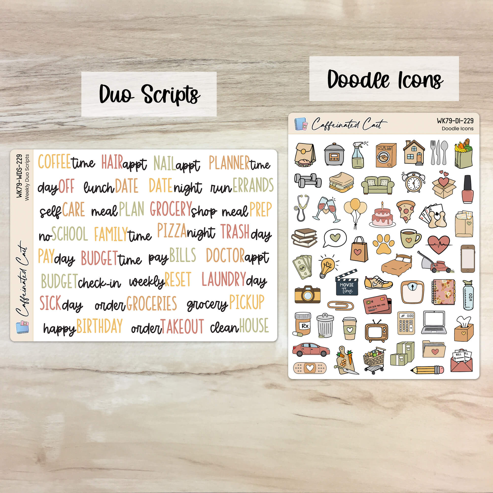 Doodle Icons & Scripts - Autumn Beauty [ 229 ]