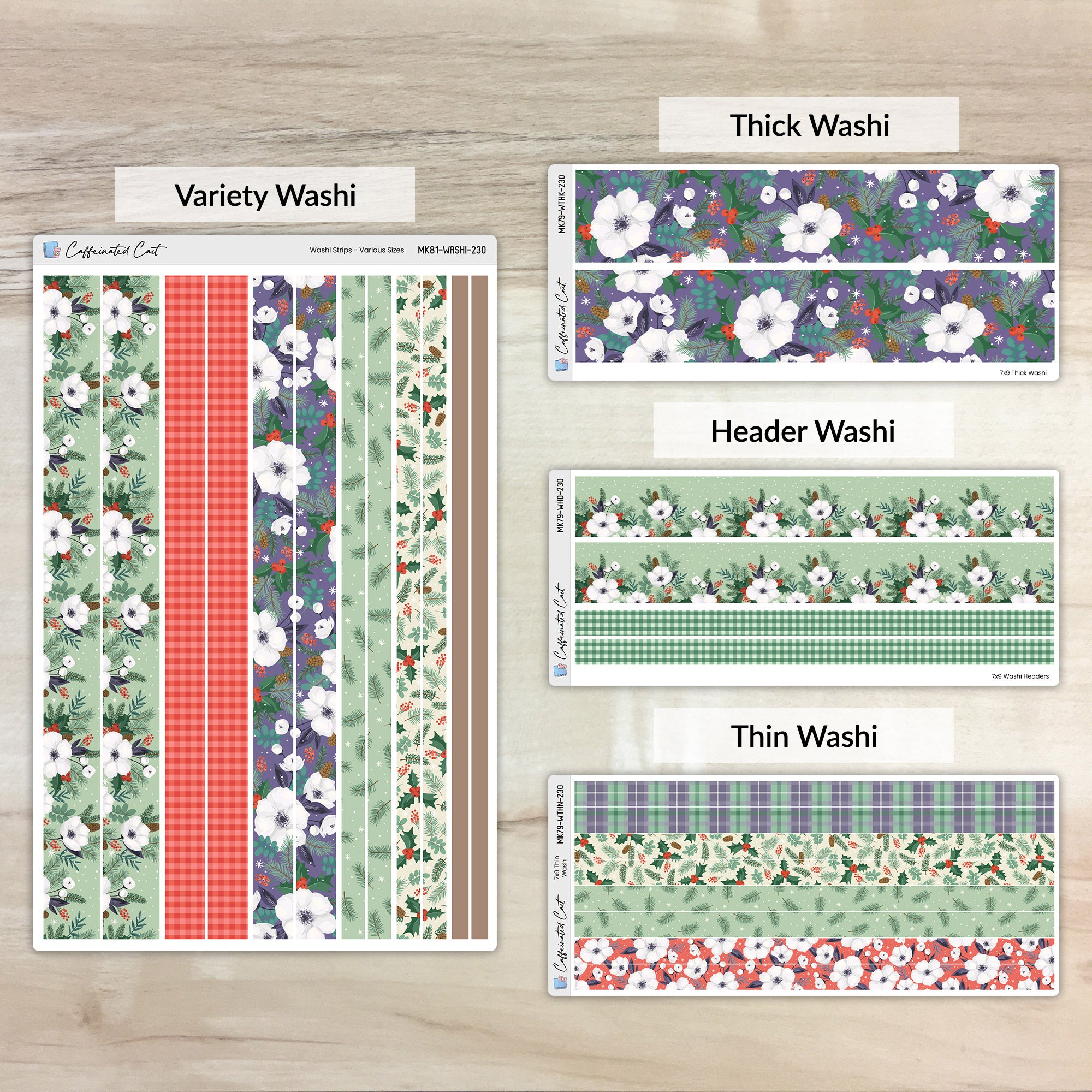 Washi Strips - Winter Magic [ 230 ]