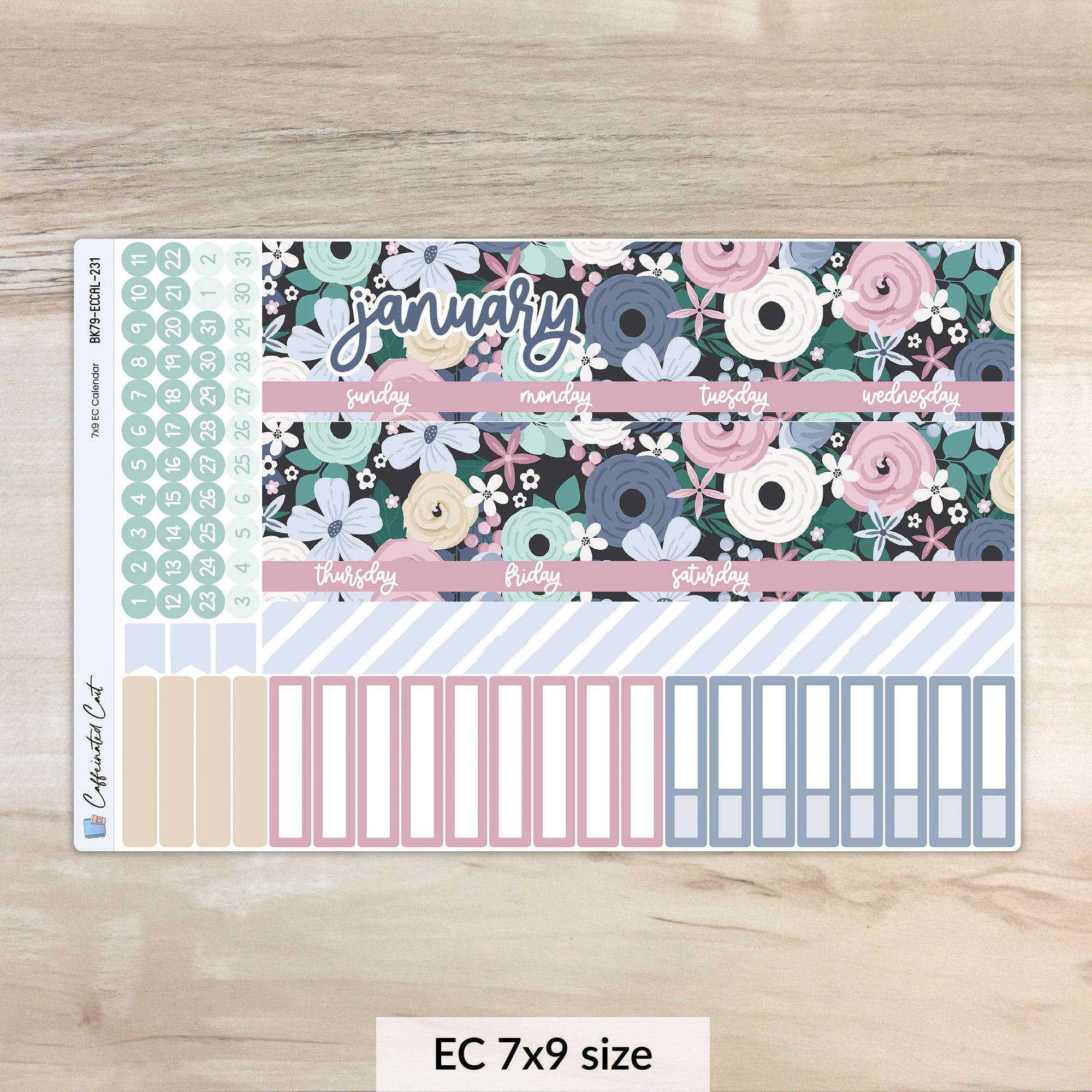 Calendar Kit for ERIN CONDREN Planners - Cold Outside [ 231 ]