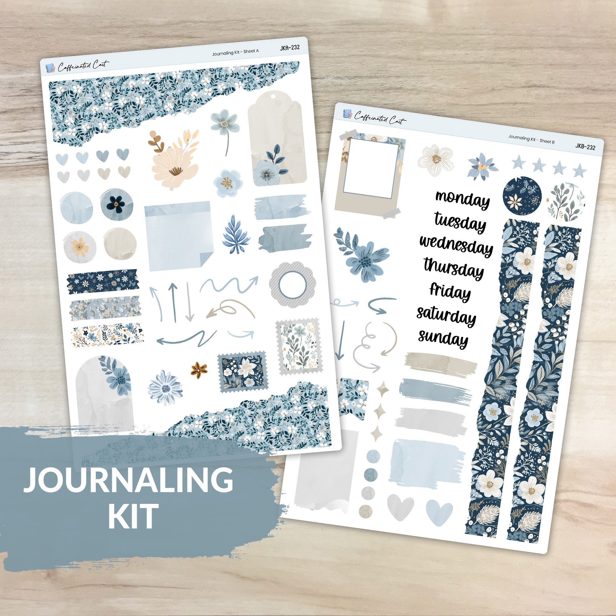 Journaling Kit - Winter Blues [ 232 ]