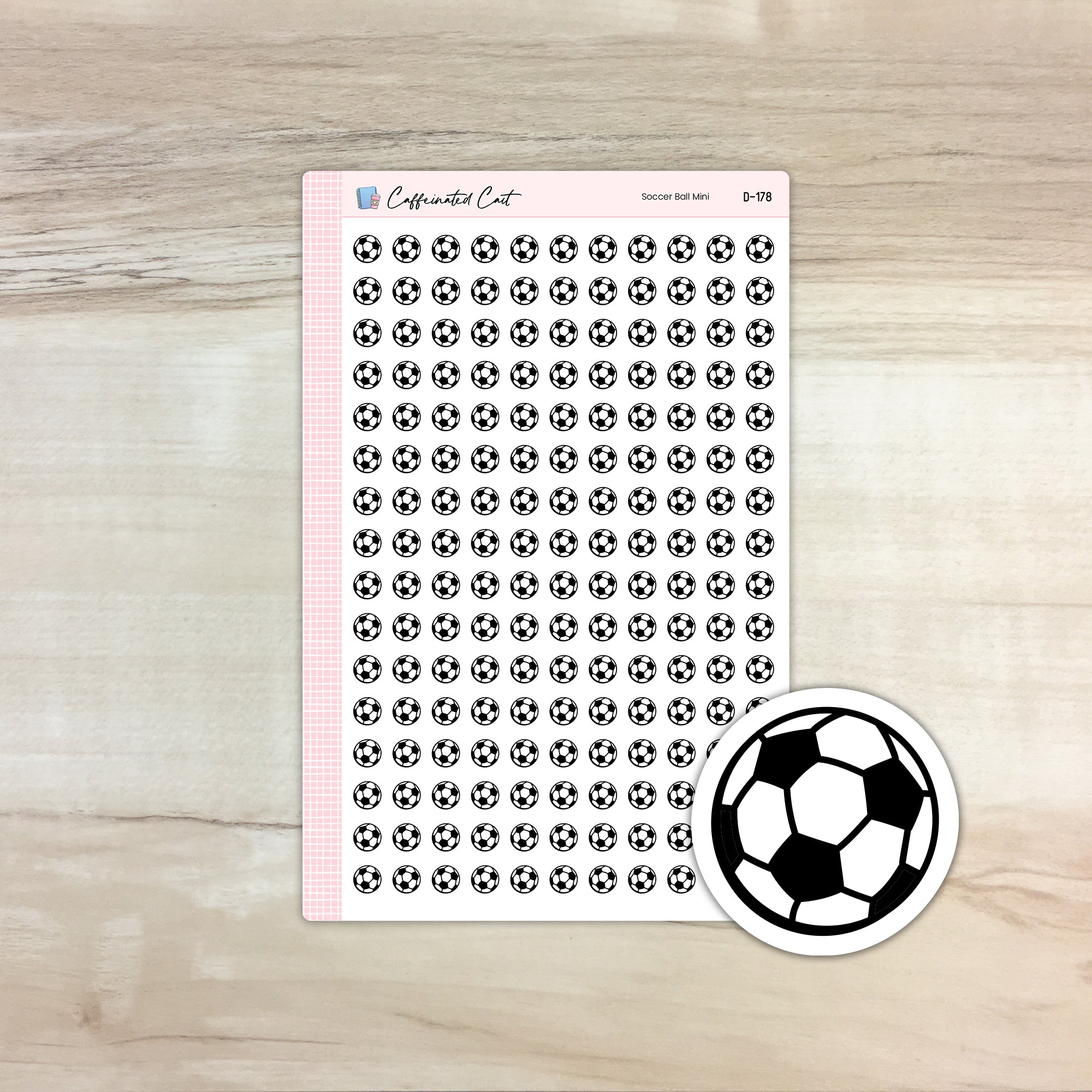 Soccer Ball Doodle Icon Stickers