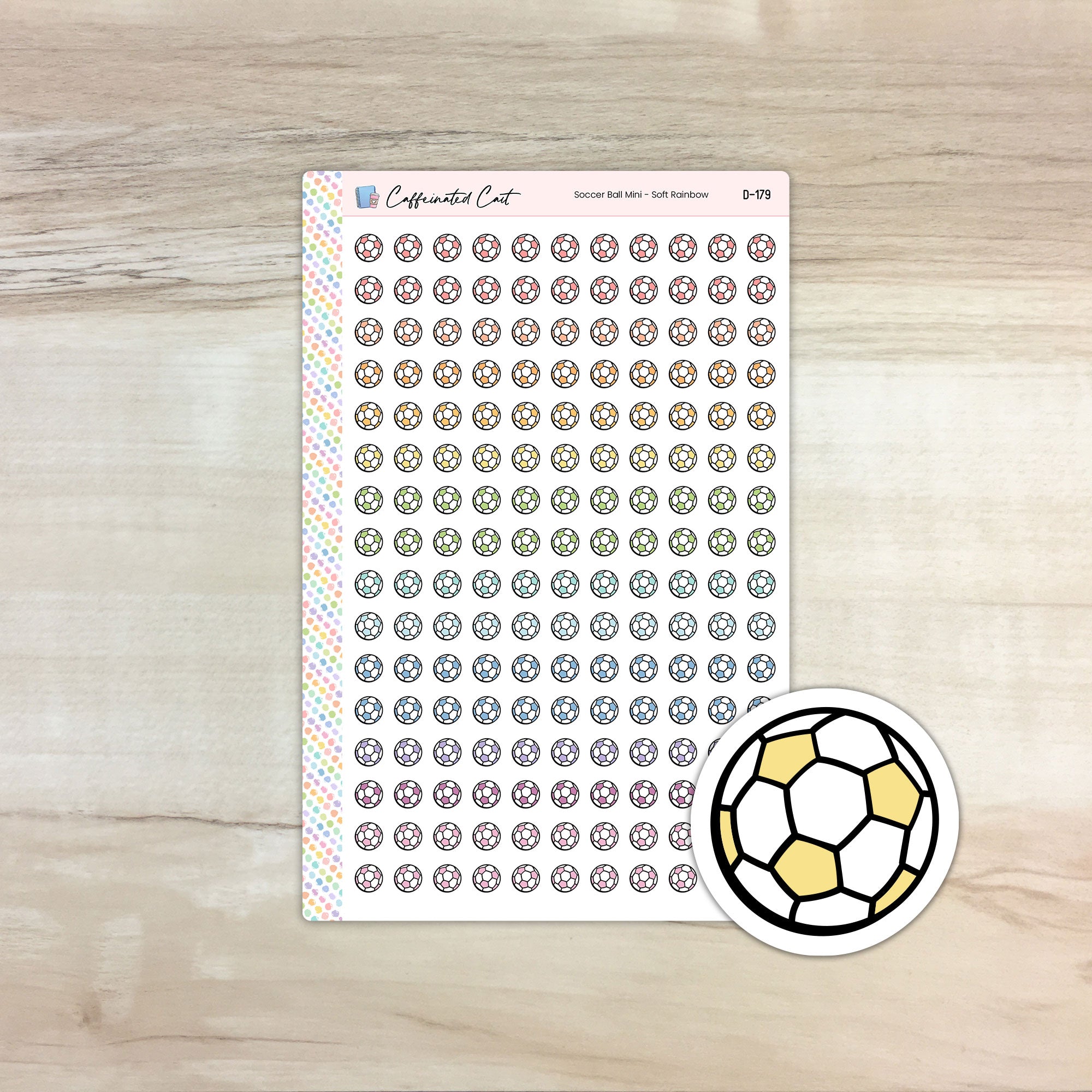 Soccer Ball Doodle Icon Stickers