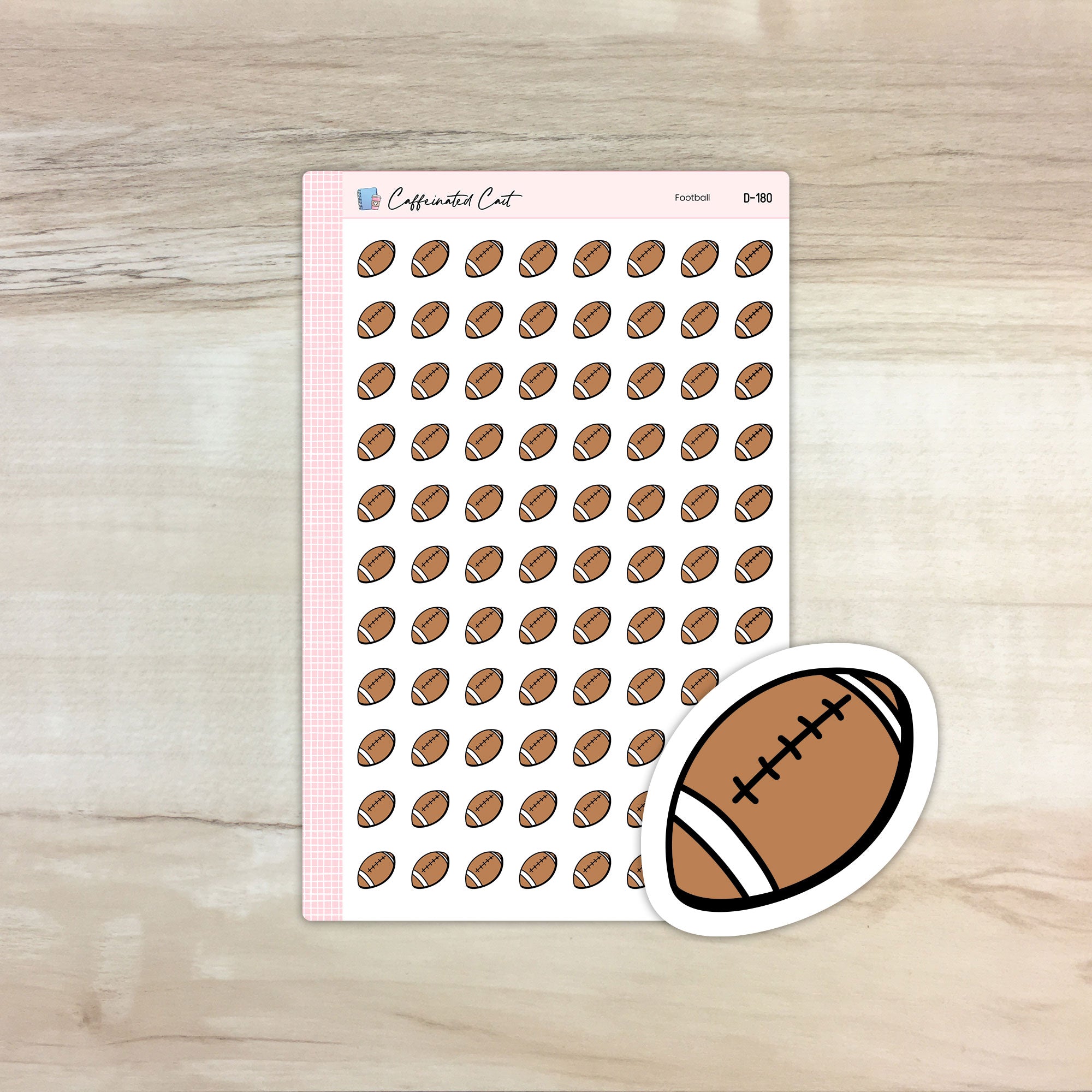 Football Doodle Icon Stickers