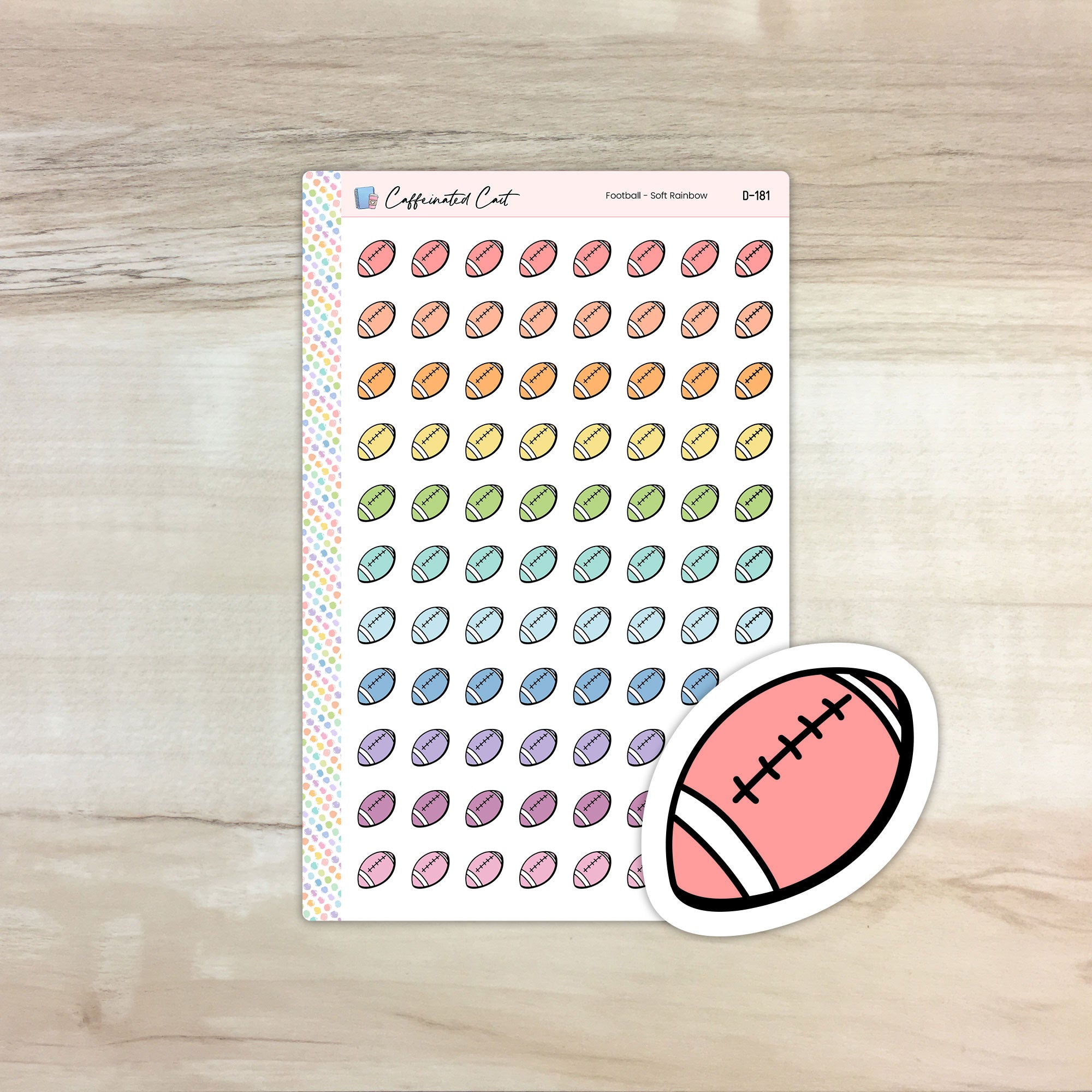 Football Doodle Icon Stickers