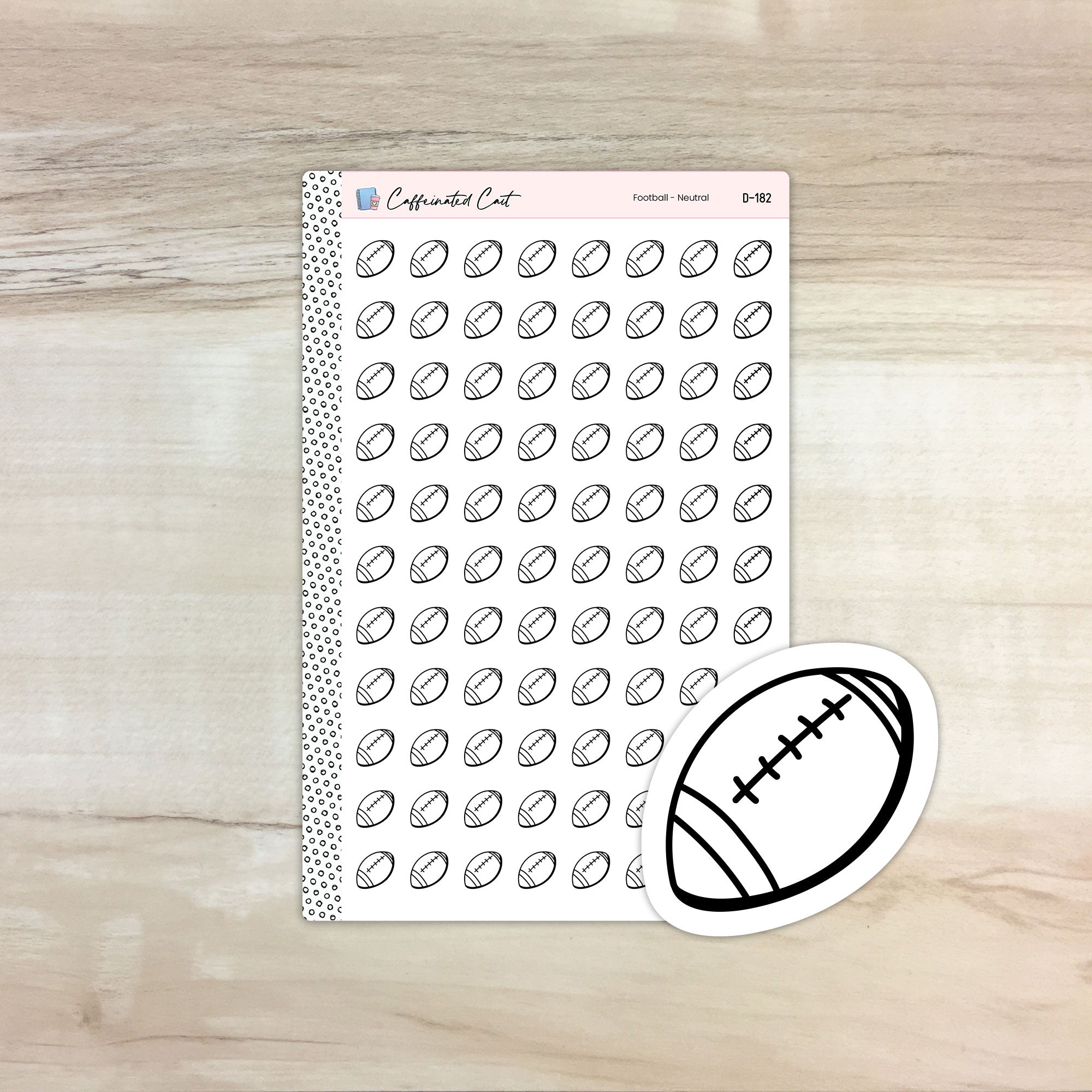 Football Doodle Icon Stickers