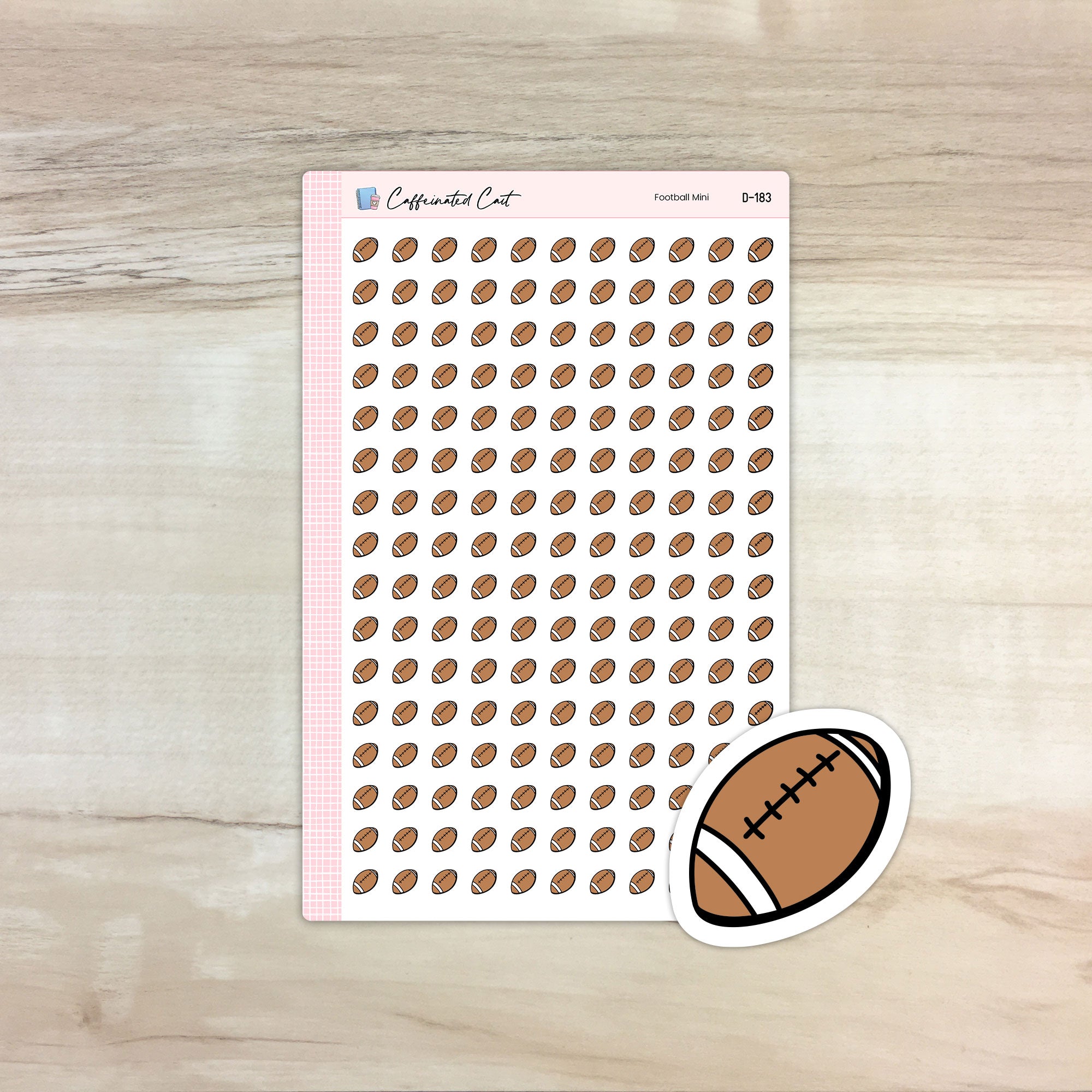 Football Doodle Icon Stickers