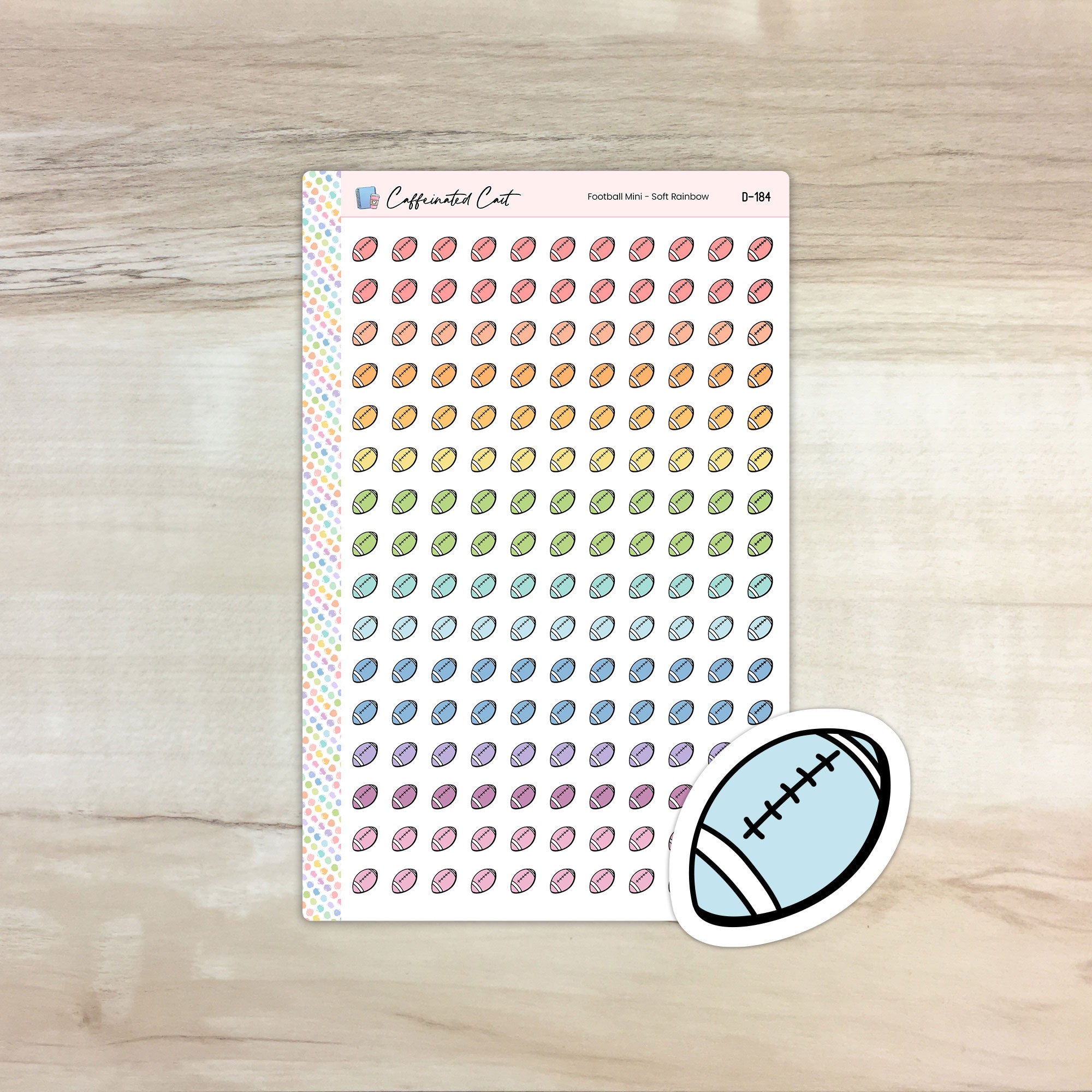 Football Doodle Icon Stickers