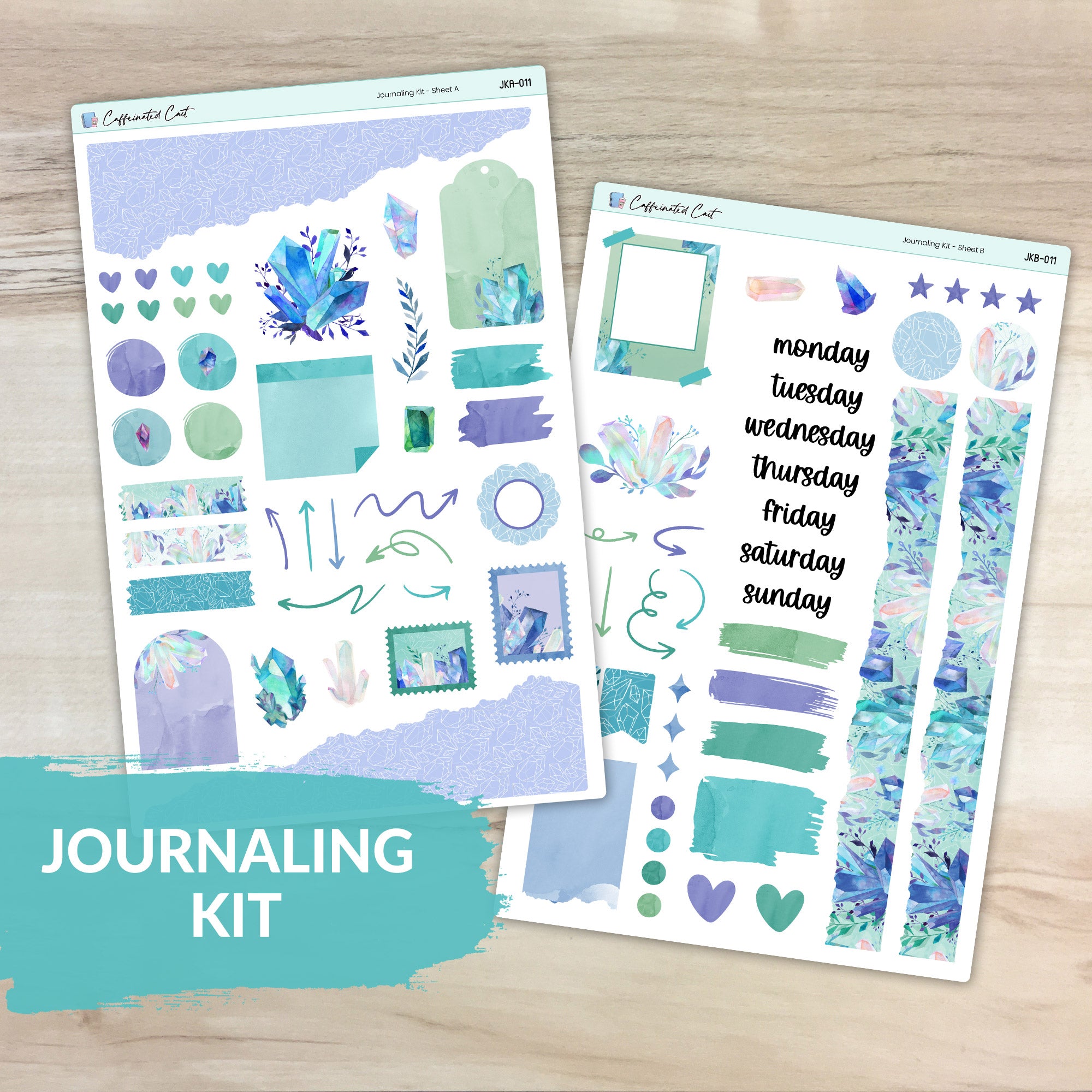 Journaling Kit - Winter Crystals [ 011 ]