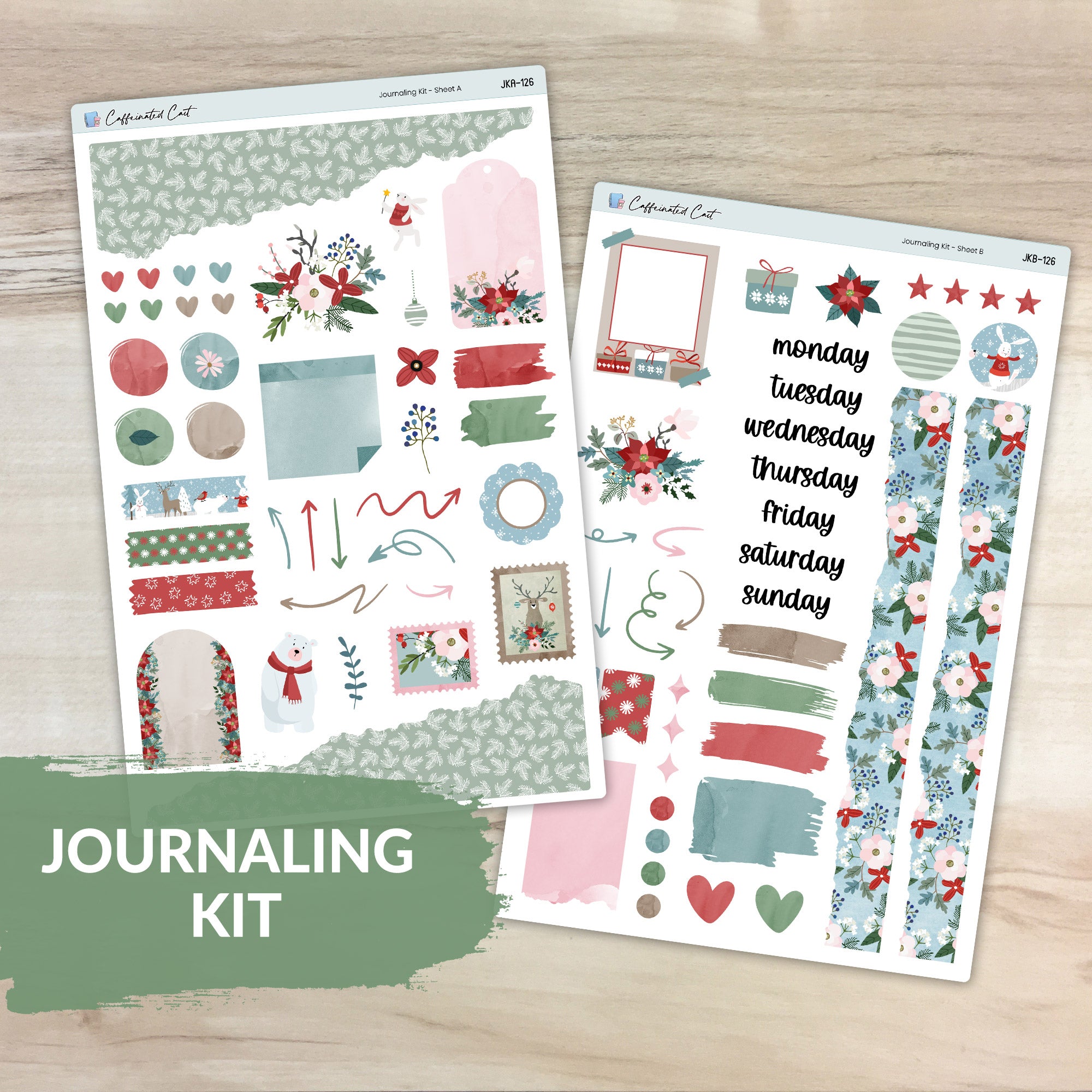 Journaling Kit - Holly Jolly [ 126 ]